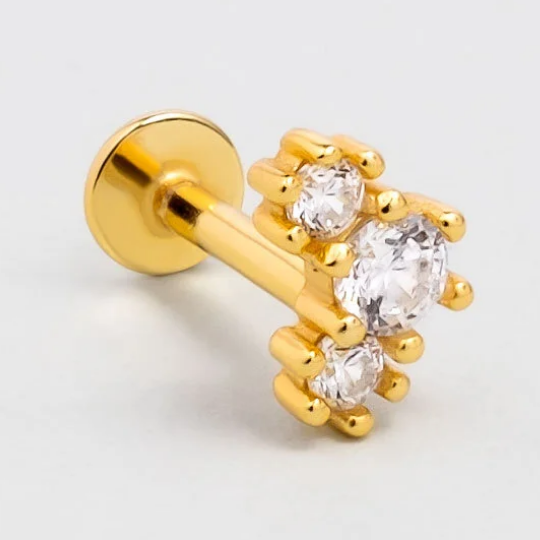 Tragus Piercing Button