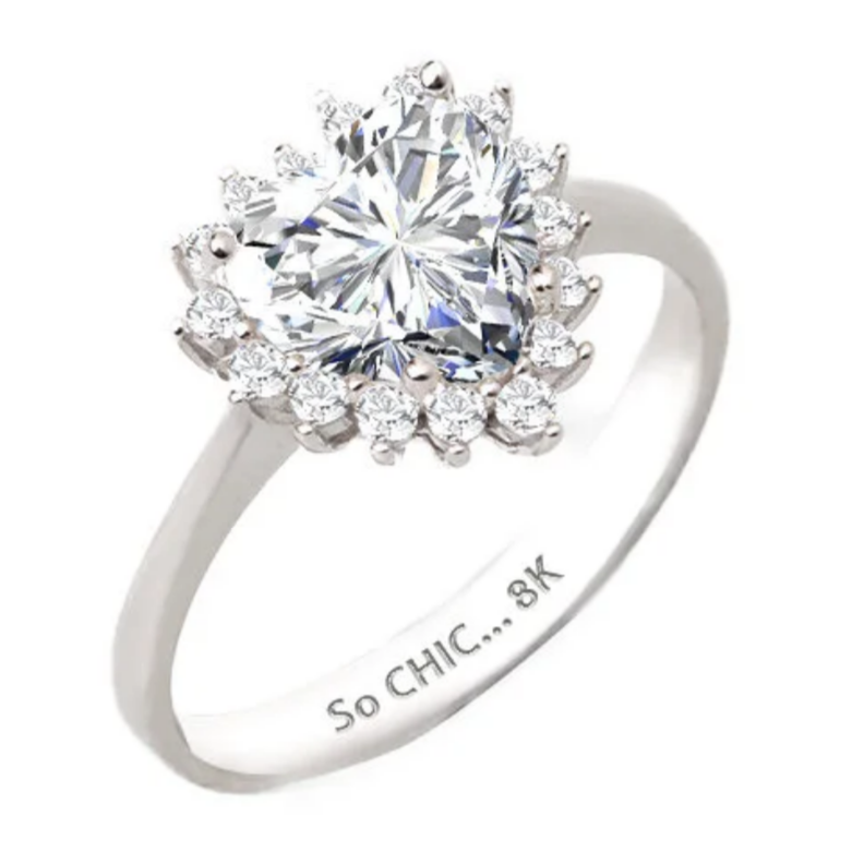 Sevgililer Günü Altın Yüzük Button