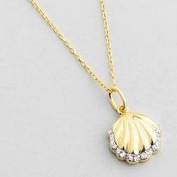 Deniz Kabuğu Kolye Button