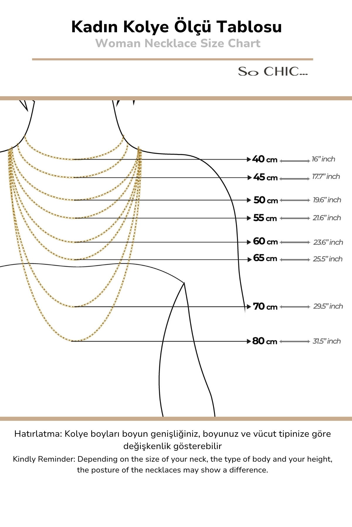 Resim Modern Dizayn 18 Ayar Beyaz Altın Kaplama 45 Cm Gümüş Baget Kolye