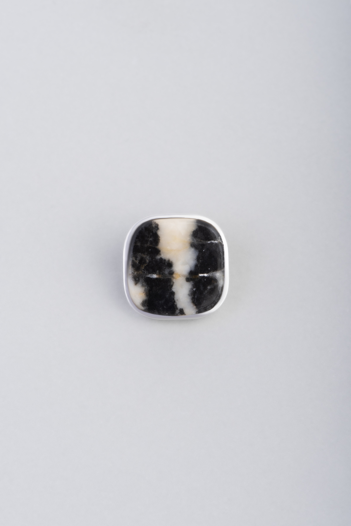  Modify Collection Jasper Stone Silver Ring Piece