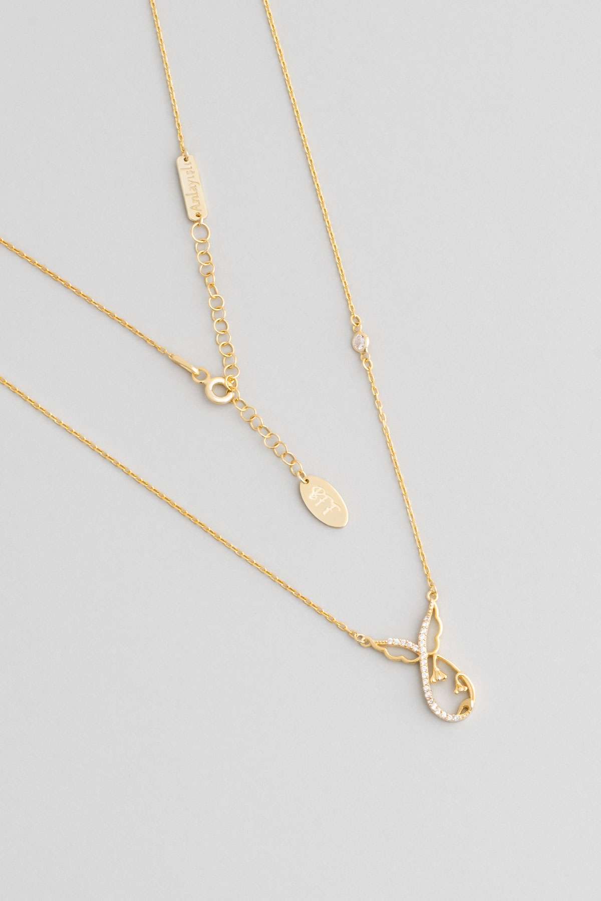 18 Carat Yellow Gold Plated Silver Necklace