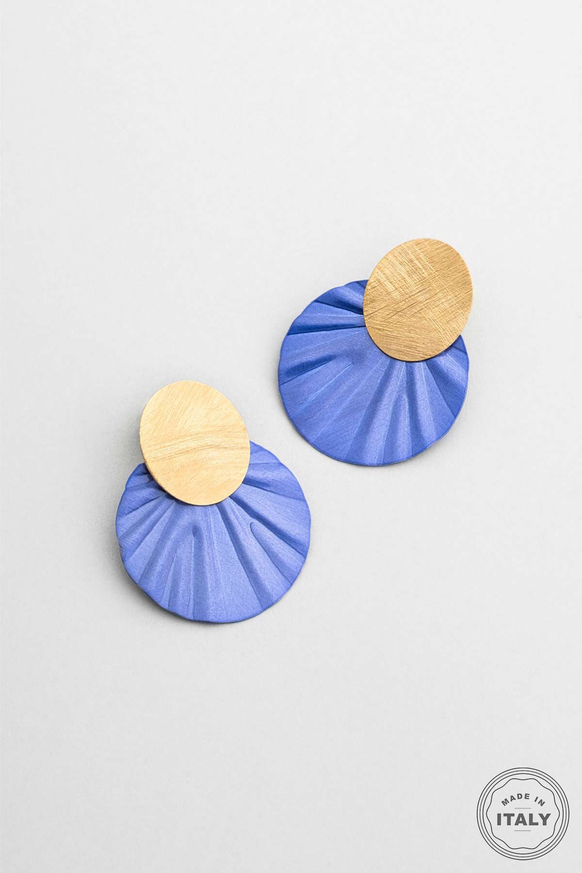 Marakeş Rüzgarı 18 Ayar Sarı Altın Kaplama Gümüş Küpe