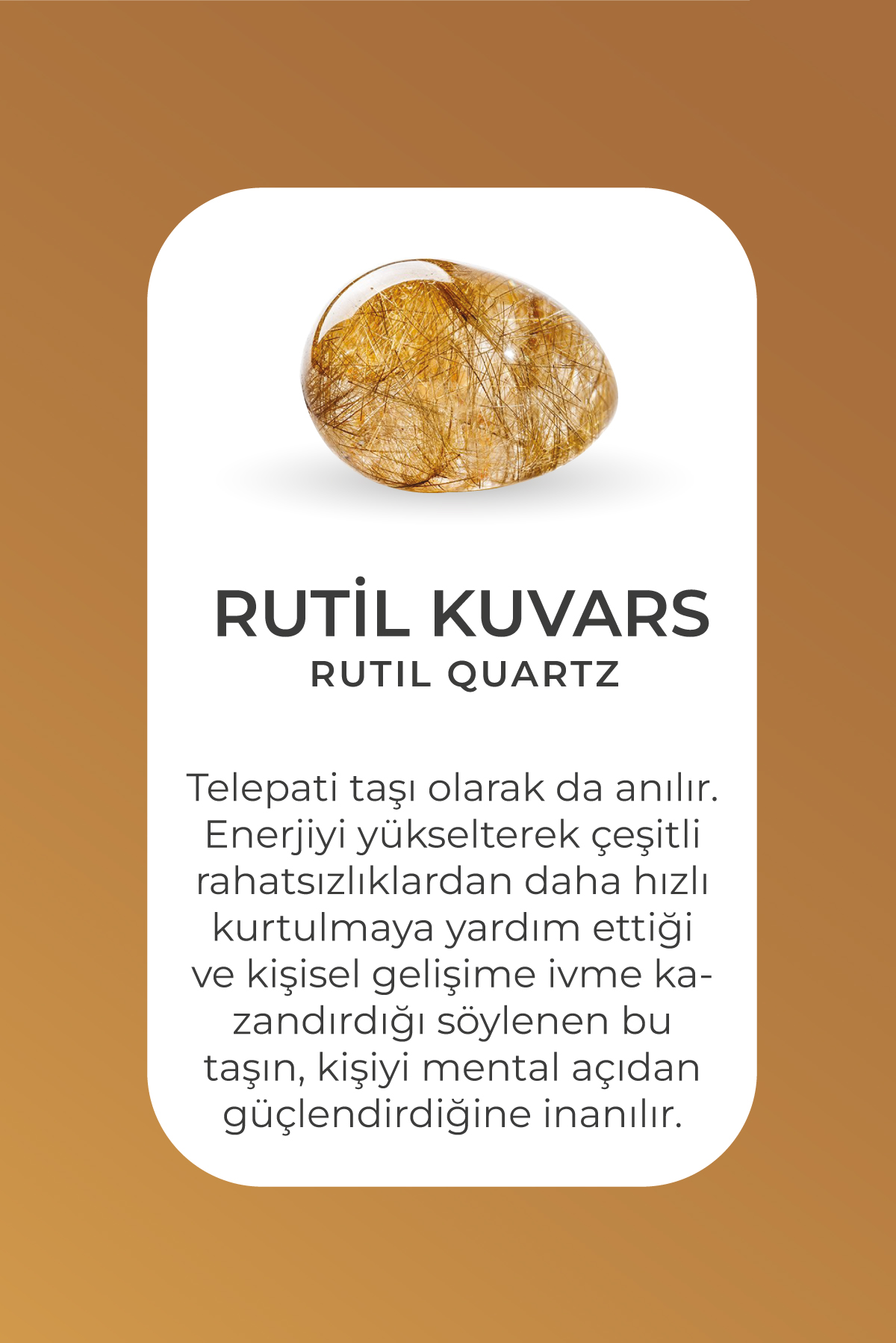 Resim Rutil Kuvars Taşlı 14 Ayar Altın Tesbih