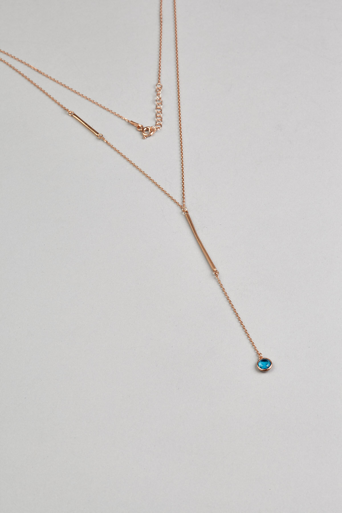 So CHIC Renkli Taşlı 18 Ayar Rose Altın Kaplama Gümüş Kolye Renkli Taşlı 18 Ayar Rose Altın Kaplama Gümüş Kolye E0506230545. 1