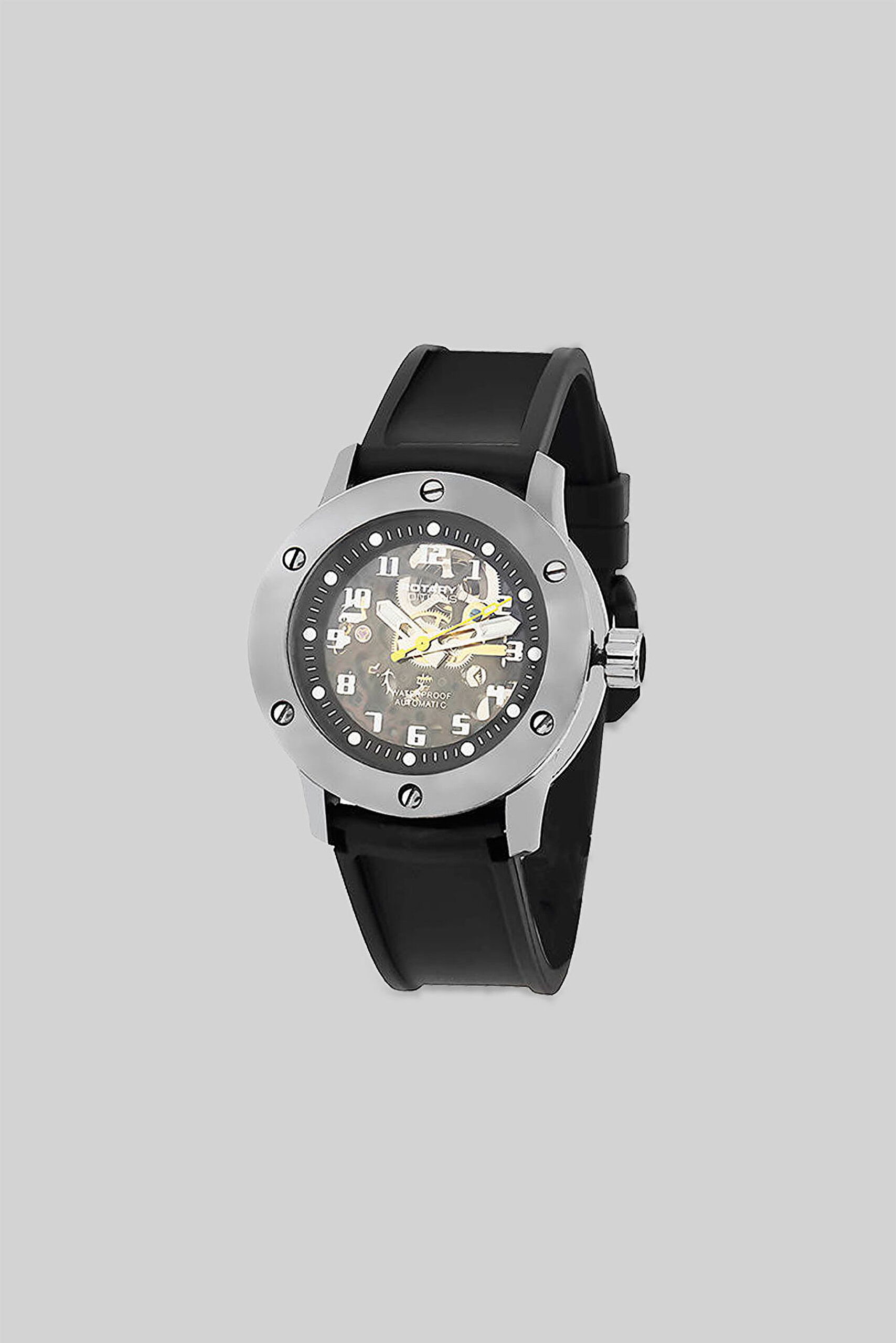 Rotary Skeleton Limited Edition Çelik Kasa Erkek Kol Saati