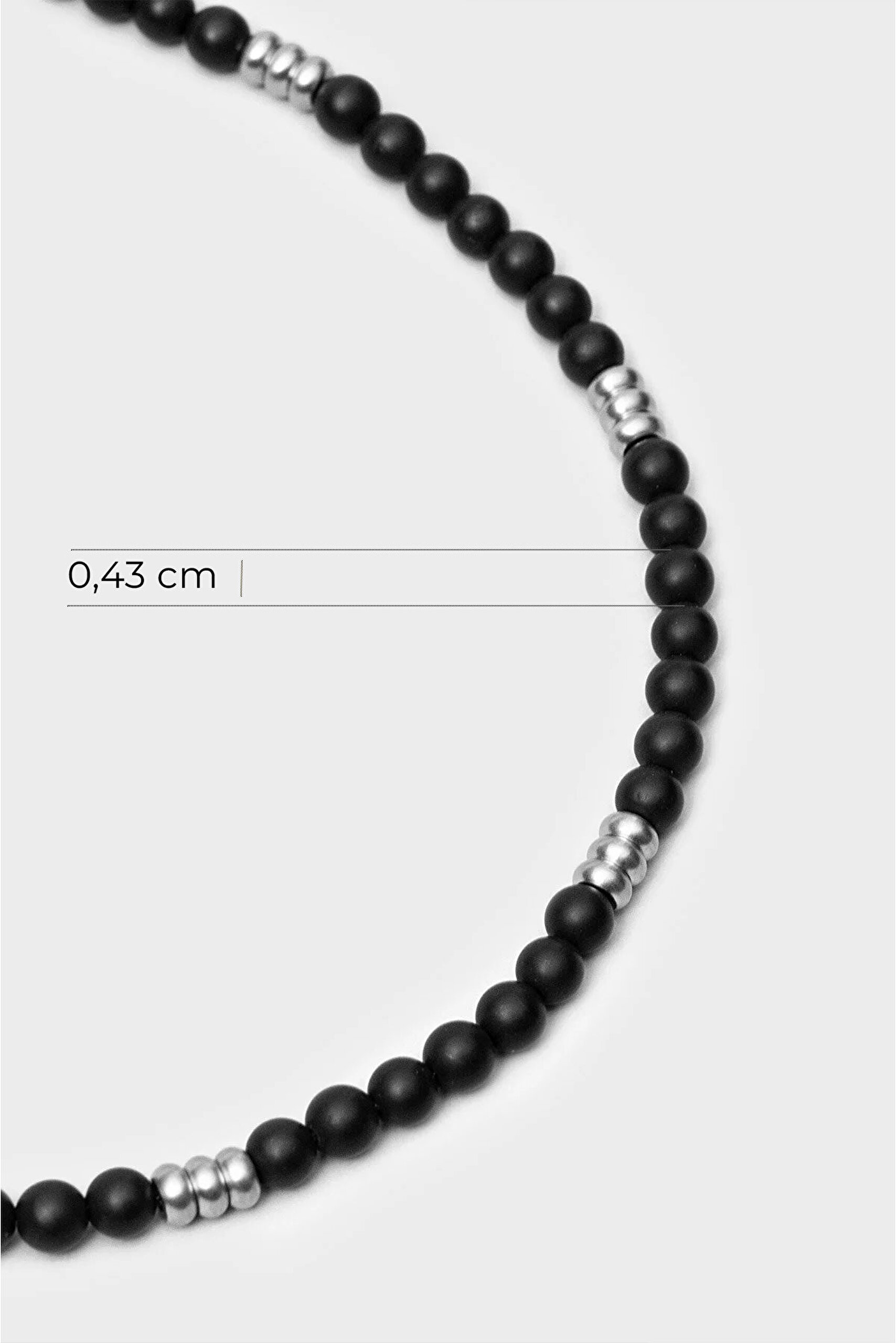⁠ Modern Stil 55 Cm Çelik Erkek Kolye_2}