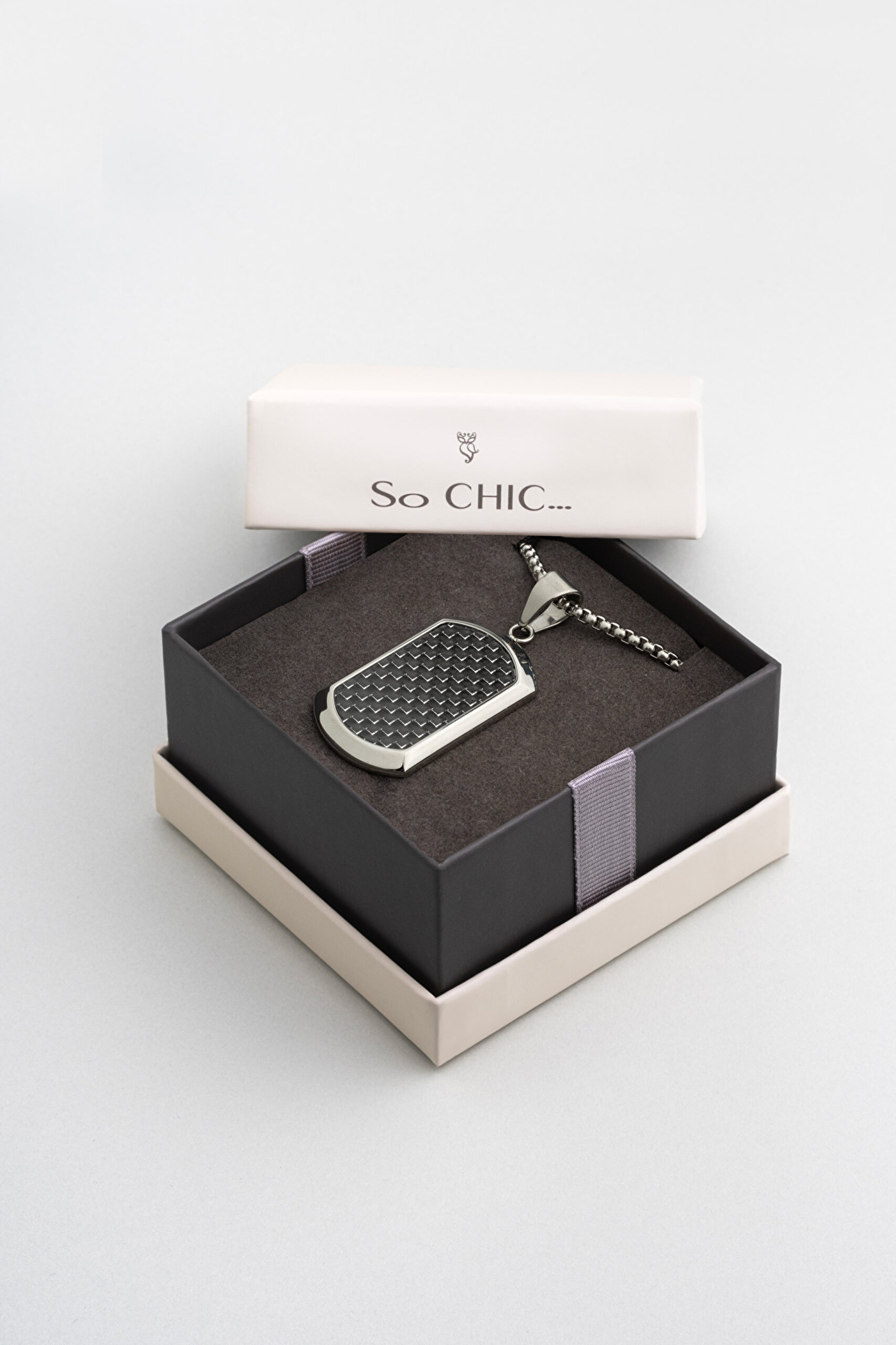 ⁠ Modern Stil 65 Cm Çelik Erkek Kolye_5}