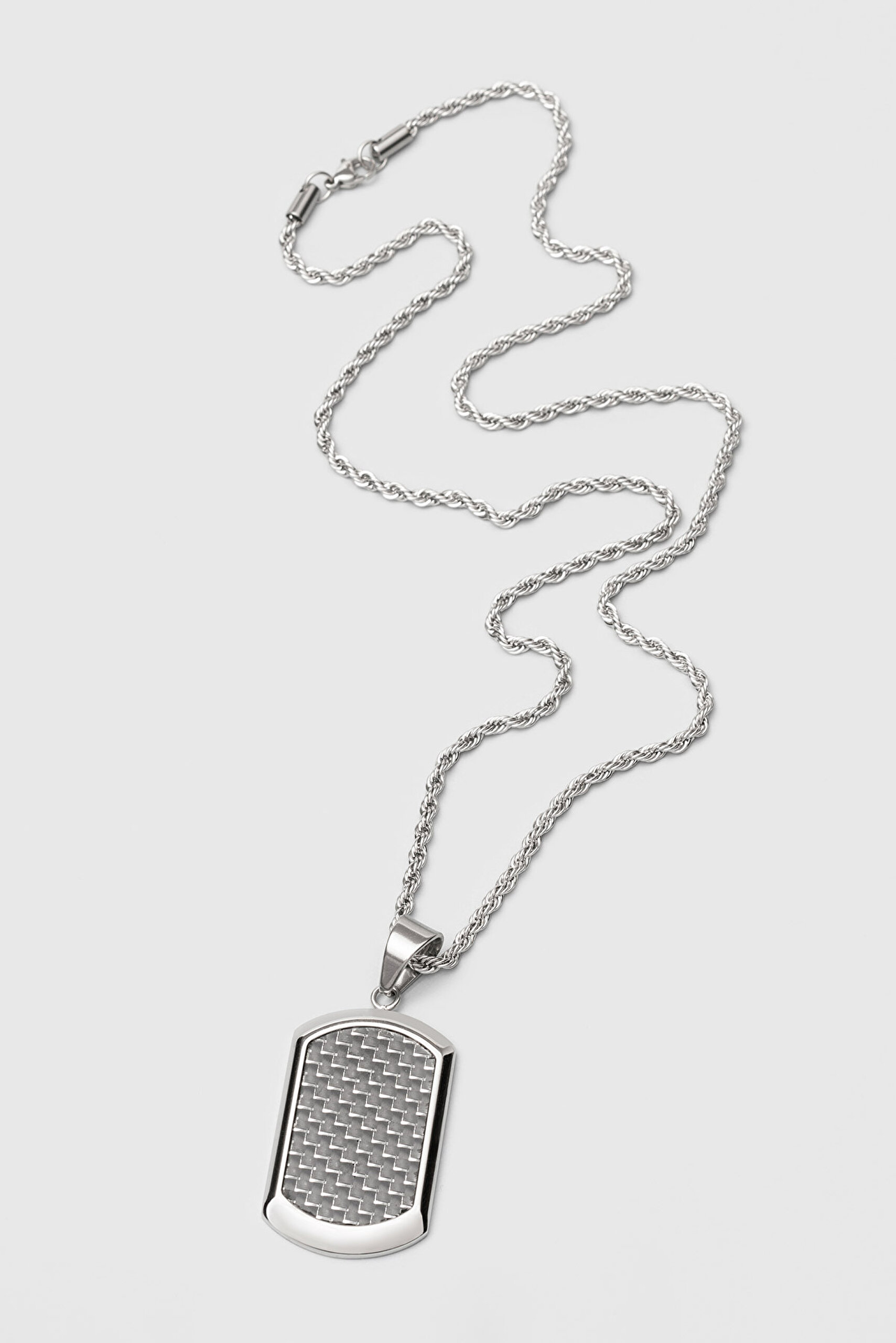 ⁠ Modern Stil 65 Cm Çelik Erkek Kolye_1}