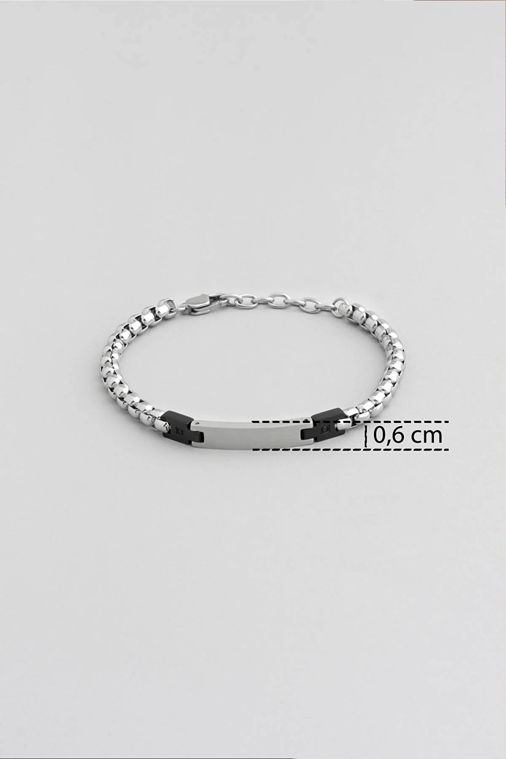 ⁠ Klasik Stil Erkek Çelik Bileklik_2}