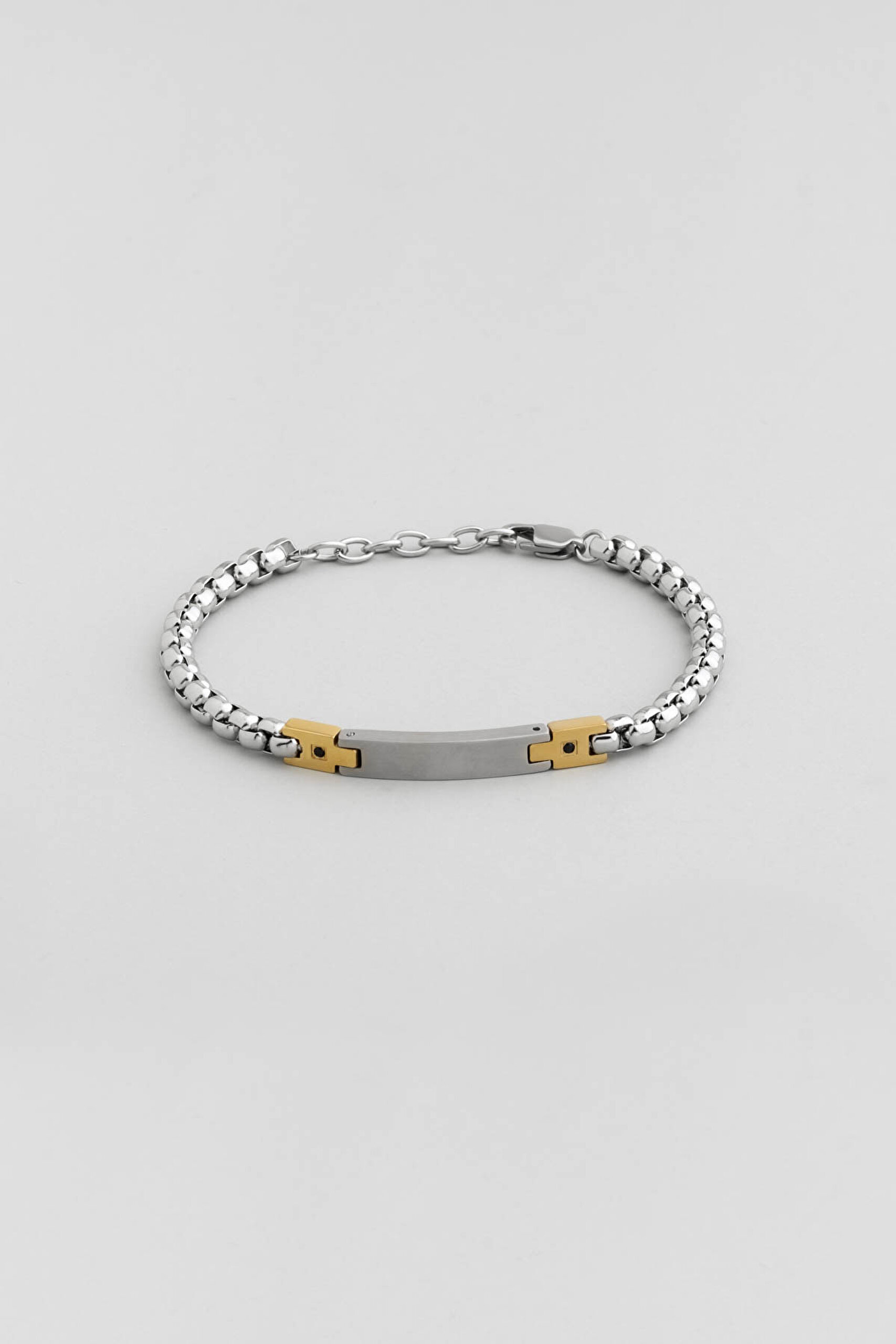 ⁠ Klasik Stil Erkek Çelik Bileklik_0}