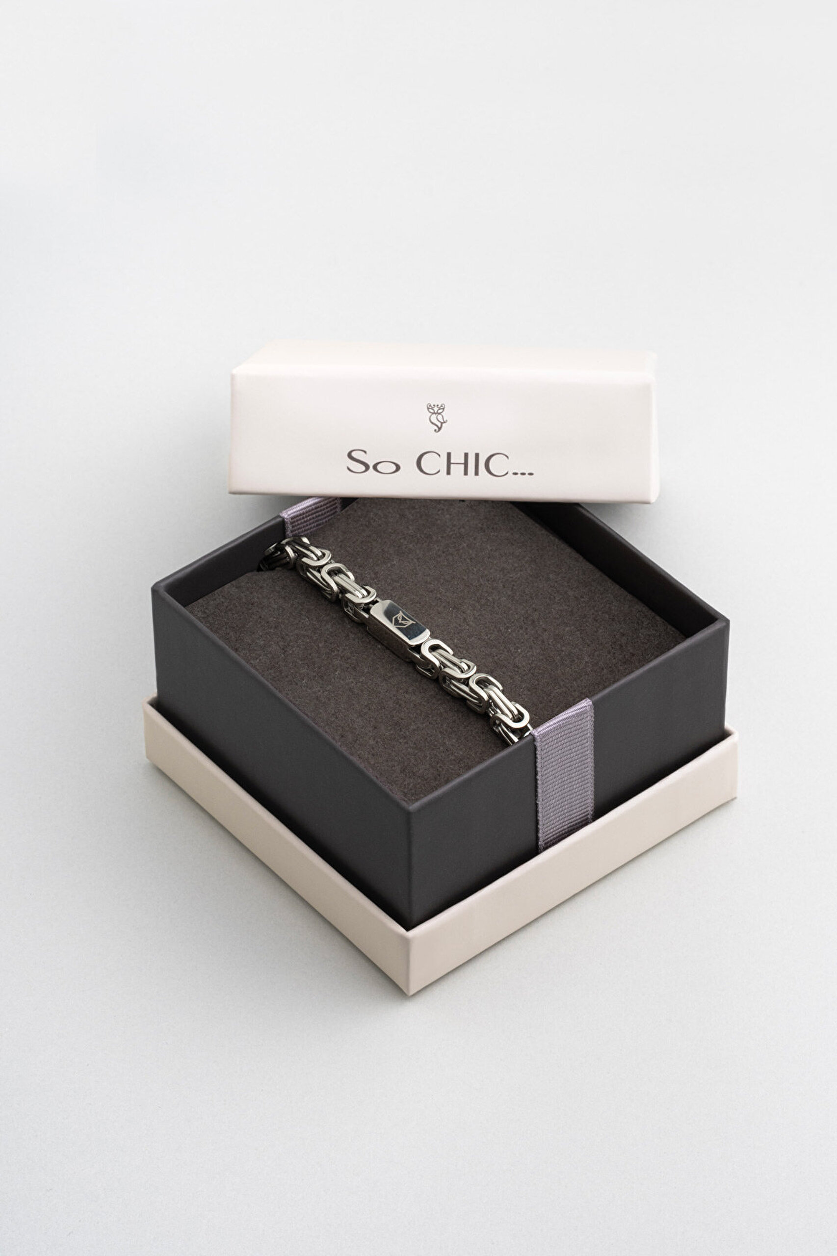 Klasik Model Erkek Çelik Bileklik - 4