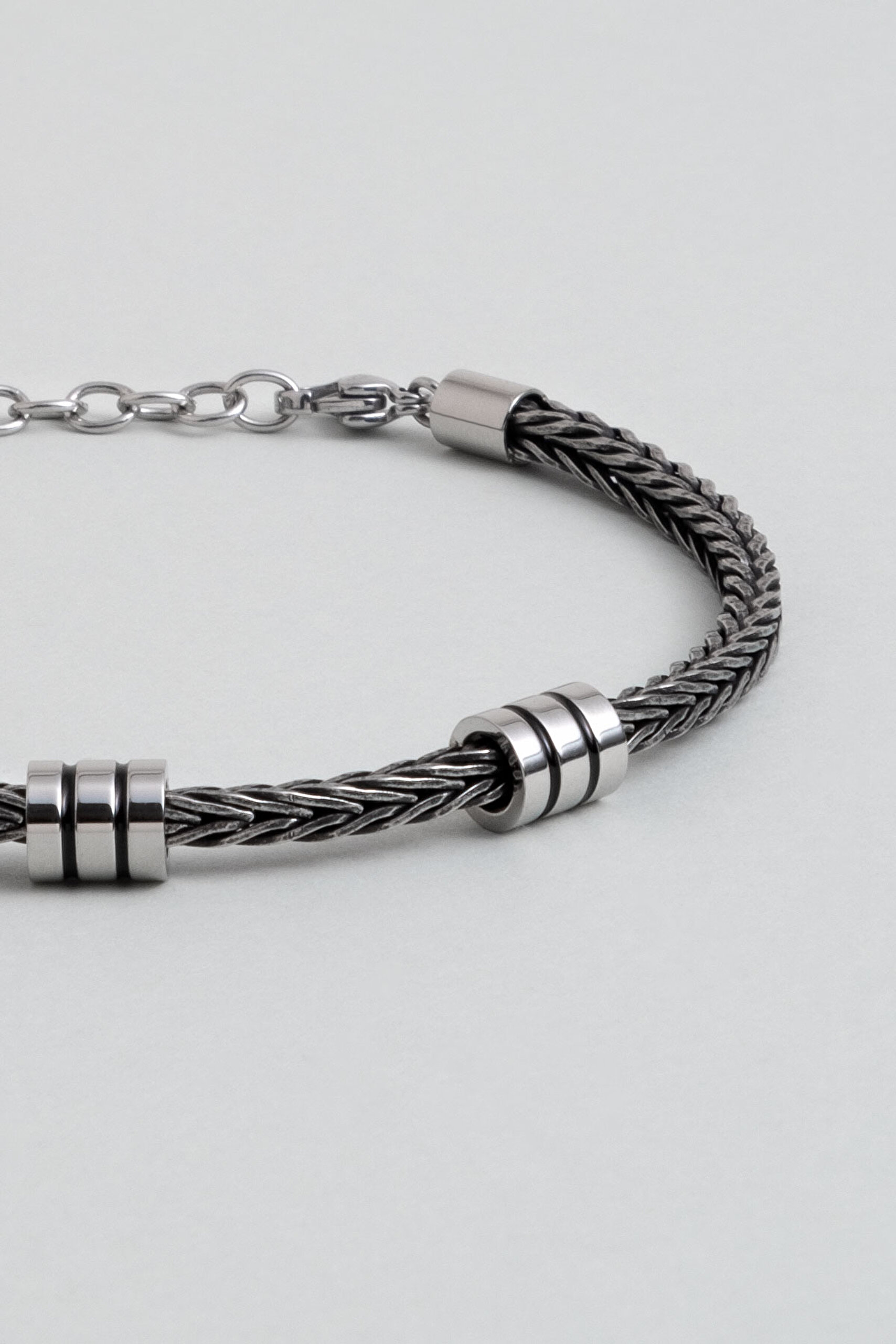 ⁠ Samuray 21 Cm Çelik Erkek Bileklik_1}