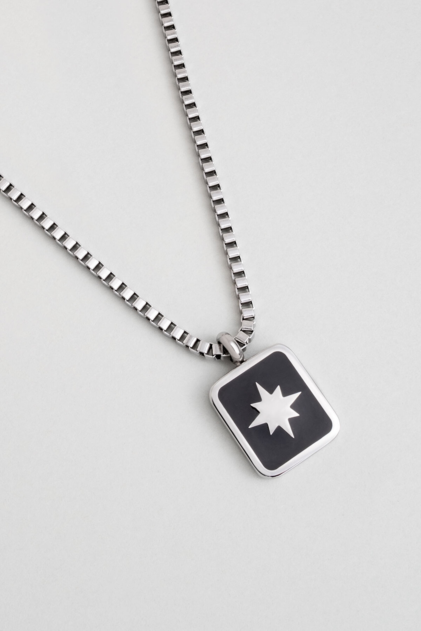 ⁠ Yol Gösterici Çelik Erkek Kolye_1}