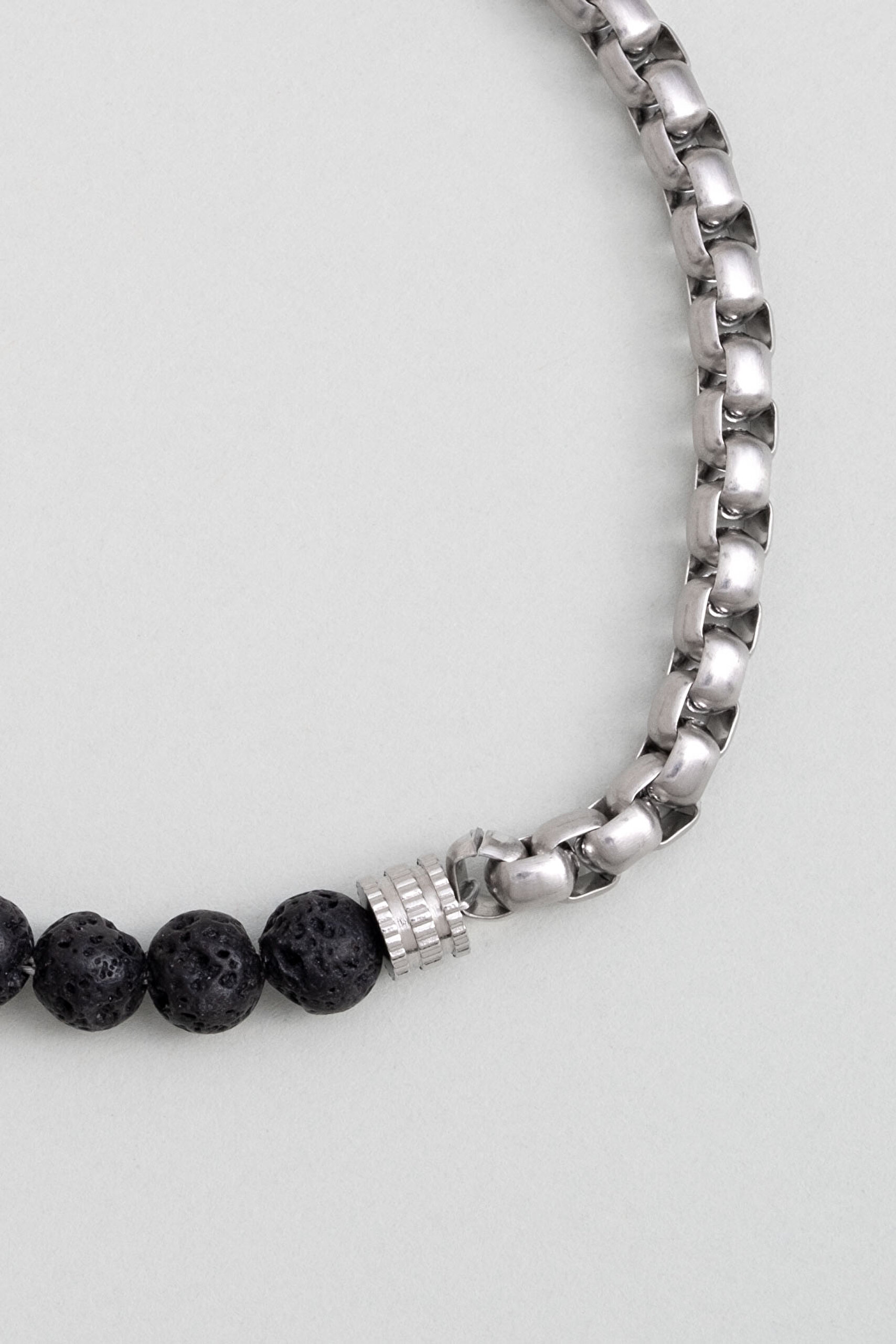 ⁠ Lav Taşlı 22 Cm Çelik Erkek Bileklik_4}