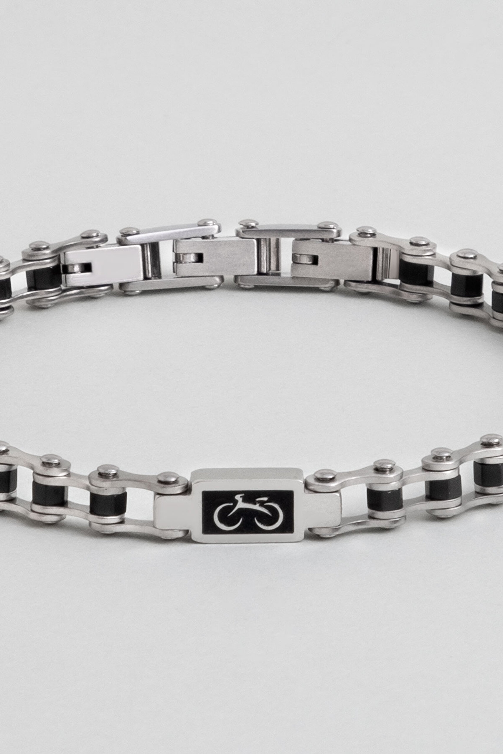 ⁠ Çark Detaylı 21 Cm Çelik Erkek Bileklik_5}