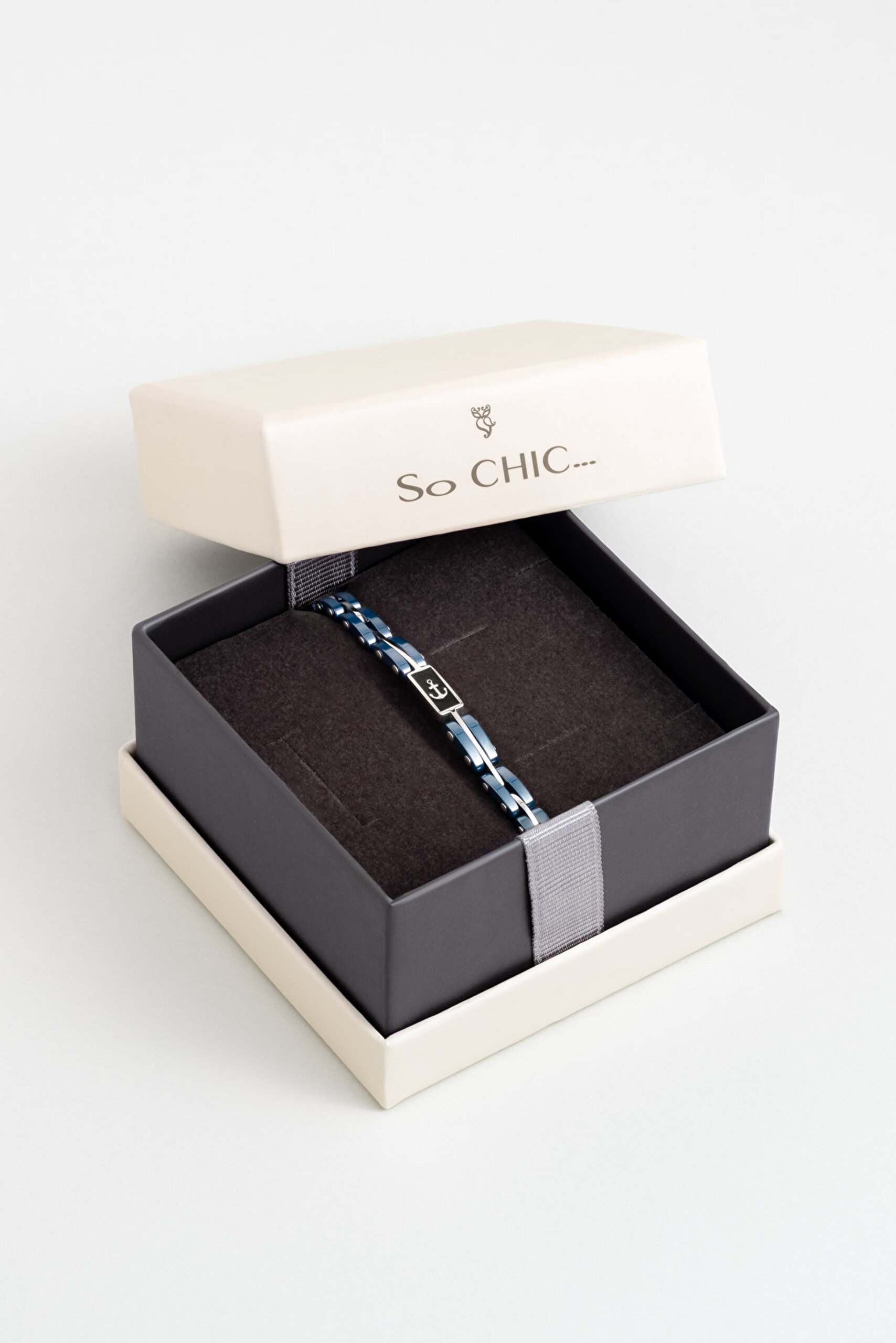 ⁠ Çapa Detaylı 21 Cm Çelik Erkek Bileklik_4}