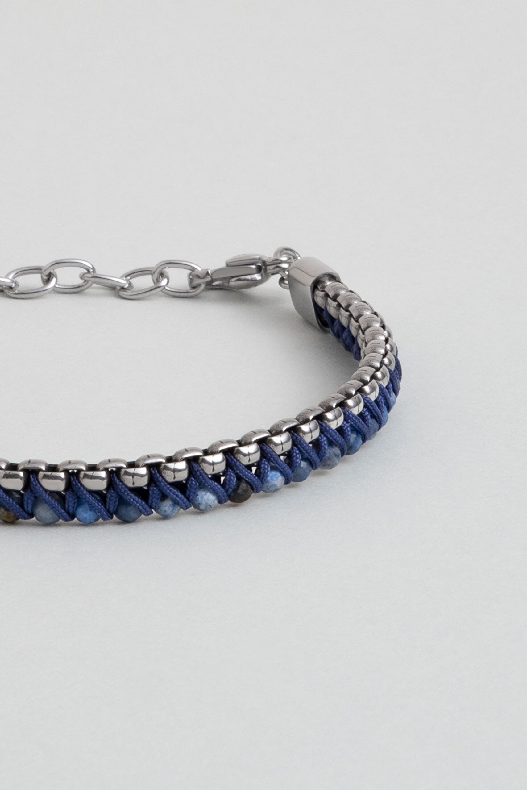 ⁠ Lapis Taş Detaylı 22 Cm Çelik Erkek Bileklik
_1}