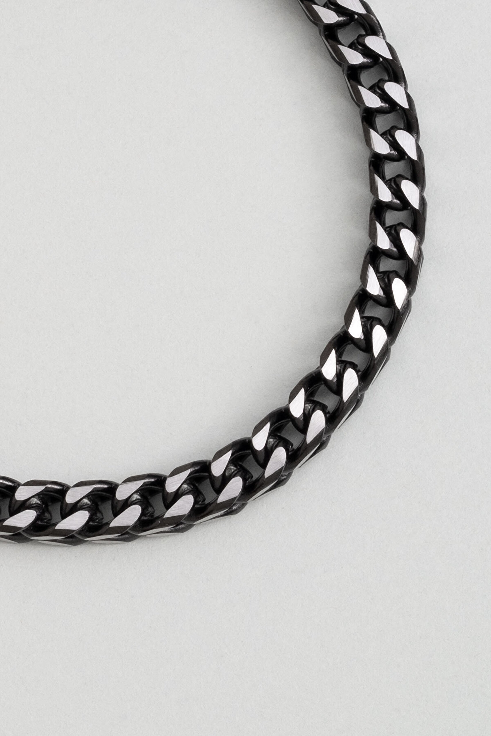 Metalik Stil Çelik Erkek Bileklik - 1