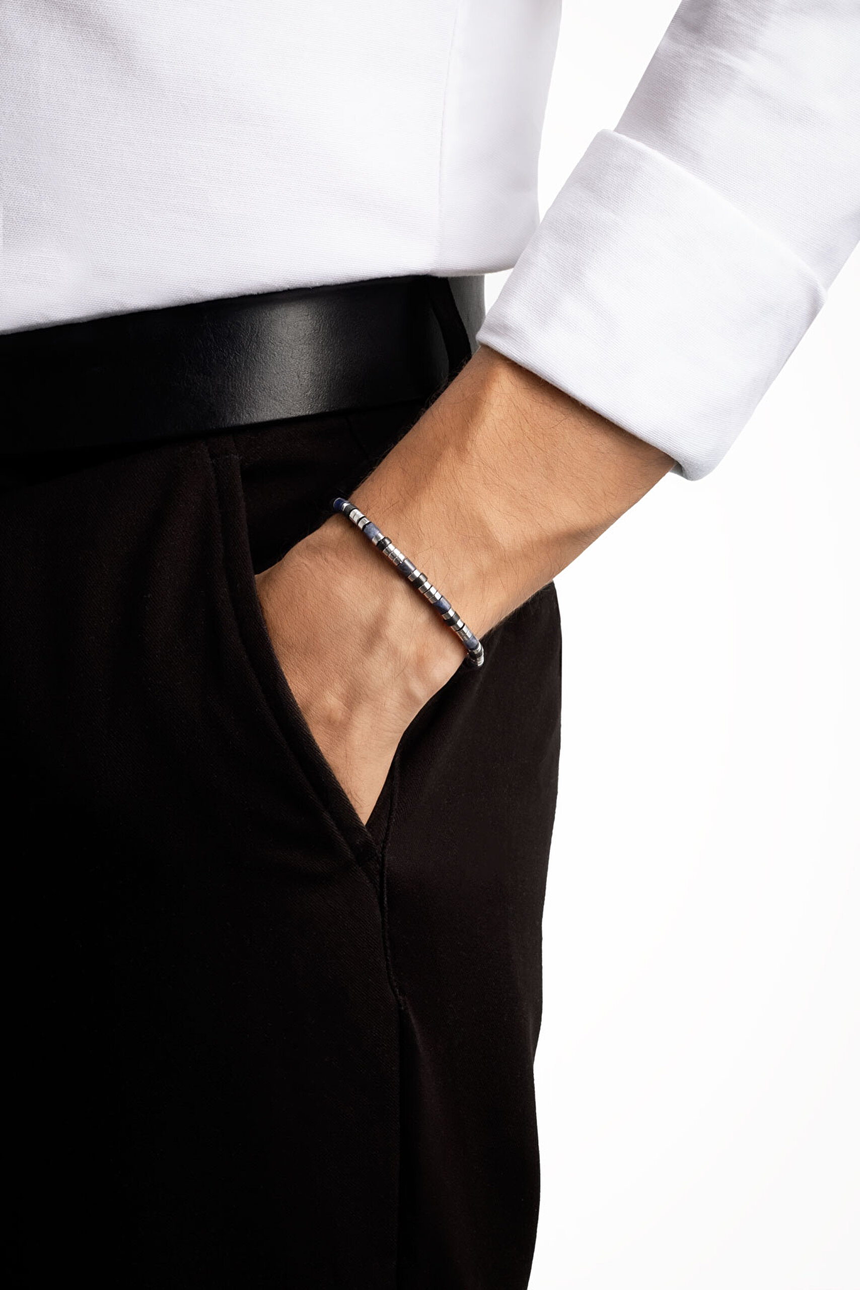 ⁠ Poseidon 21 Cm Çelik Erkek Bileklik_3}