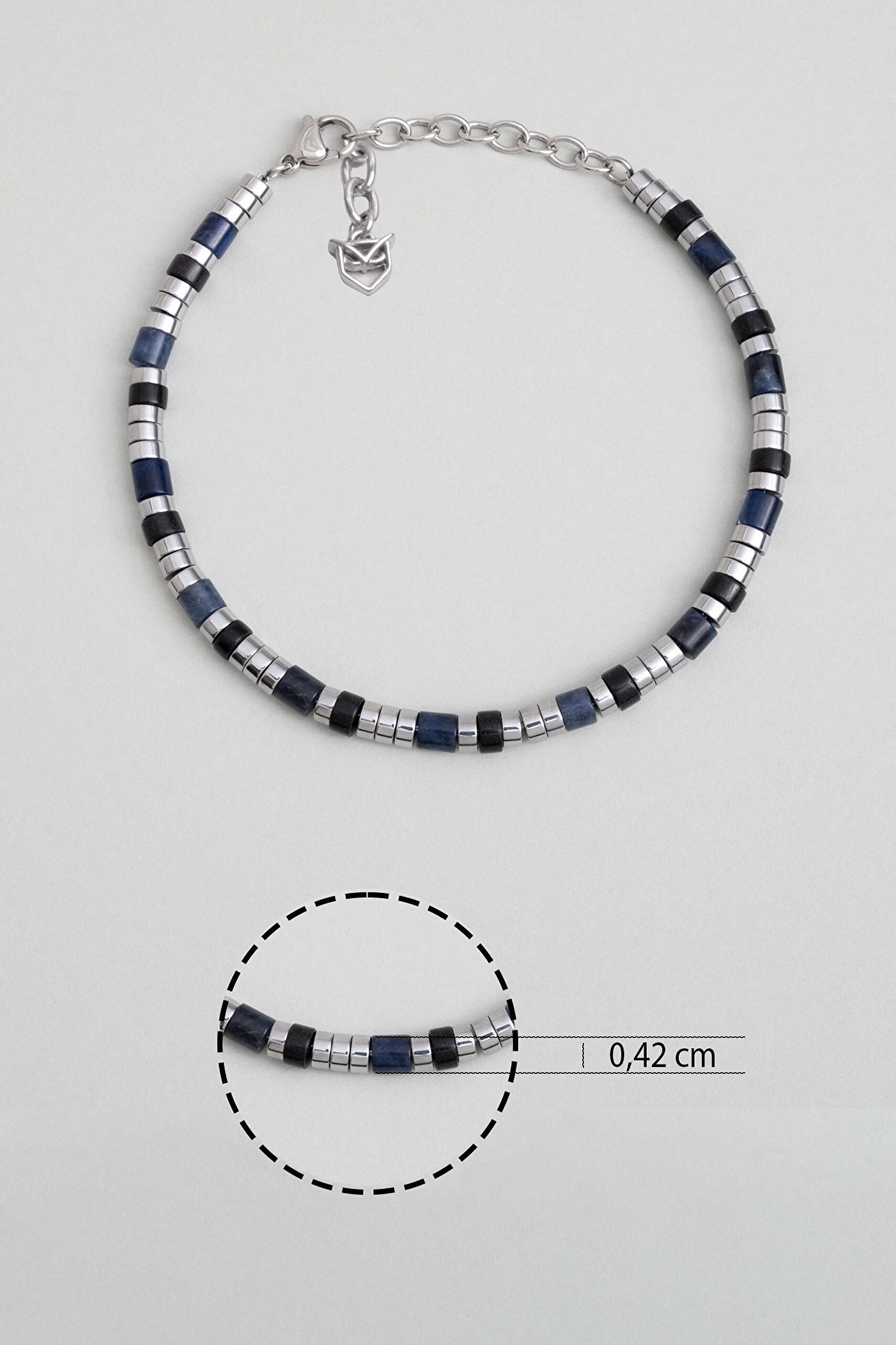 ⁠ Poseidon 21 Cm Çelik Erkek Bileklik_2}