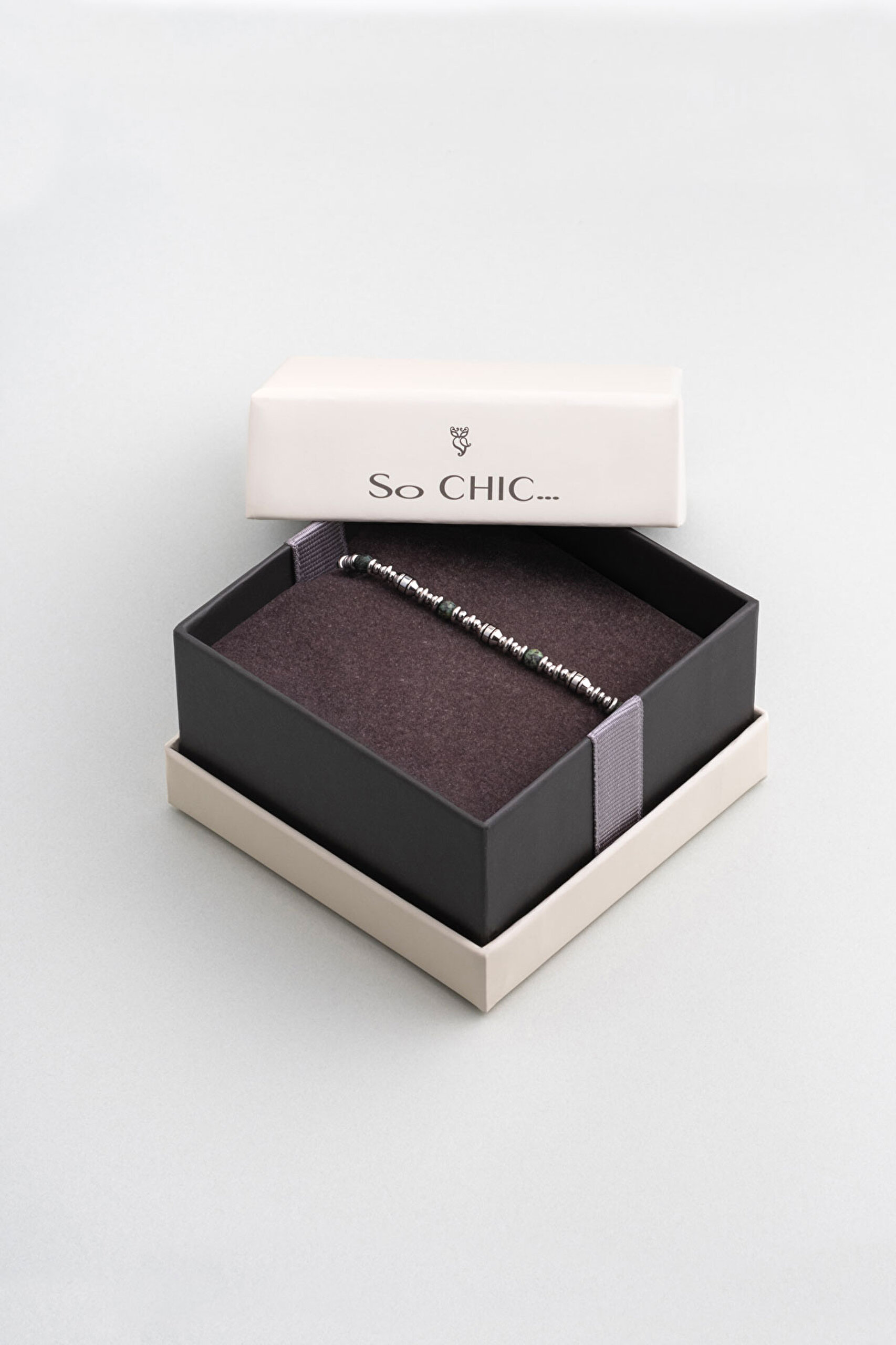 ⁠ Afrika Turkuazı Taşlı 21 Cm Çelik Erkek Bileklik_4}