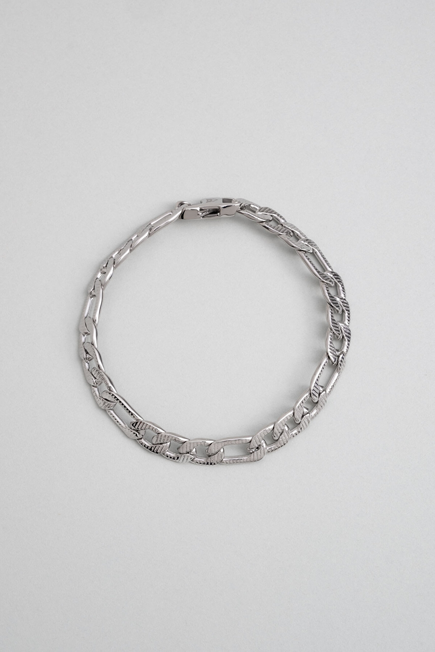 ⁠ Eskitme Model Çelik Erkek Bileklik_0}