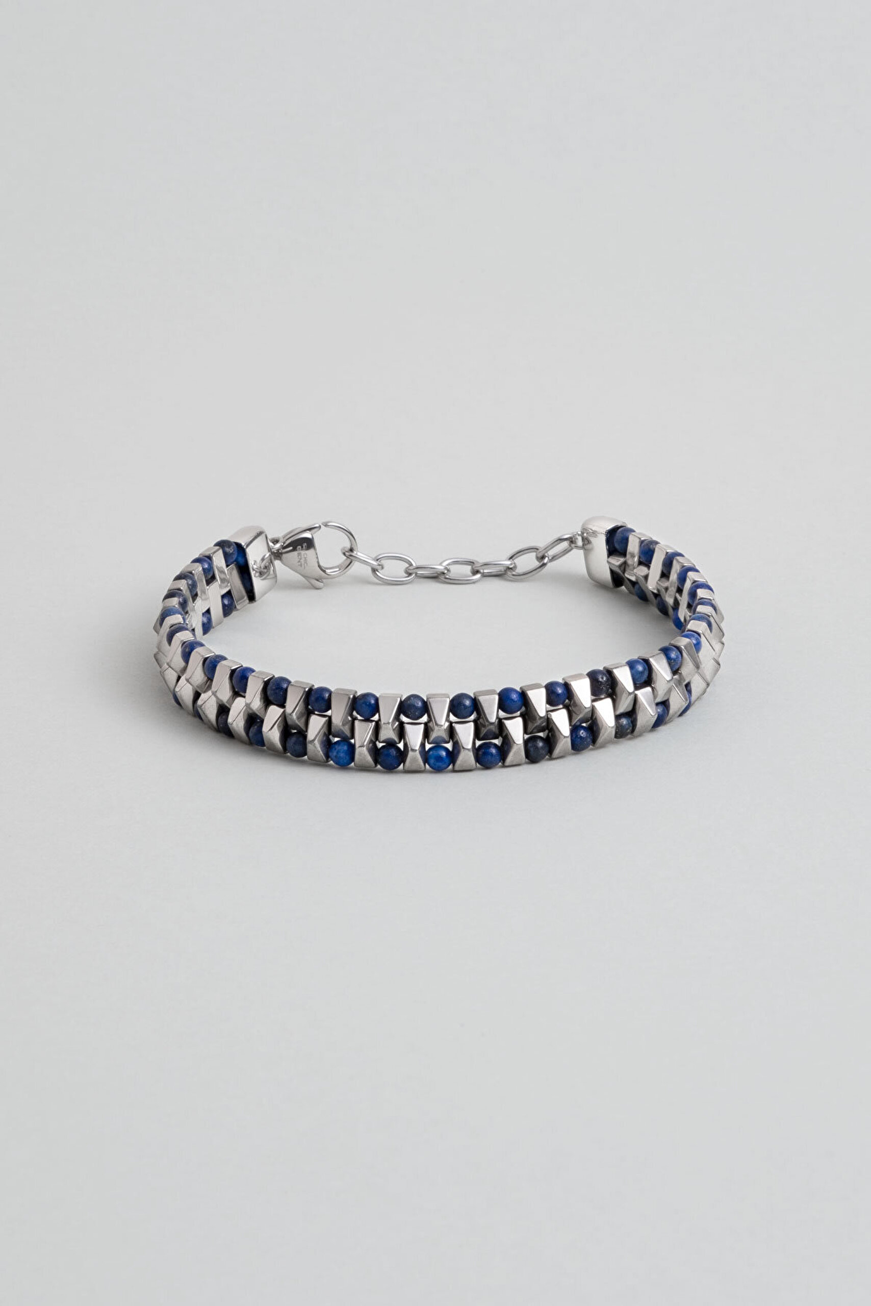 Lapis Taşlı 21 Cm Çelik Erkek Bileklik - 0