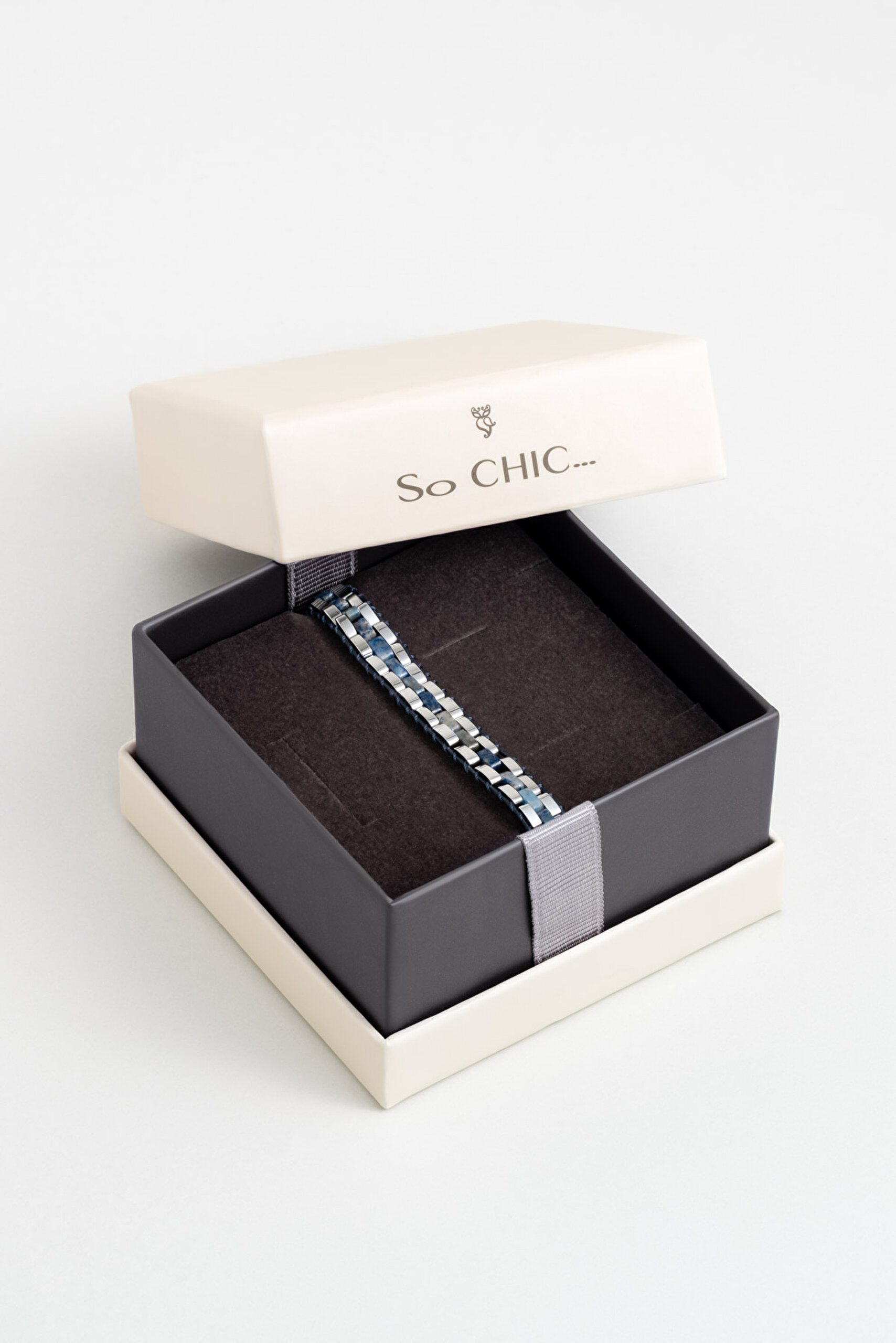 ⁠ Lapis Taşlı 21 Cm Çelik Erkek Bileklik
_4}