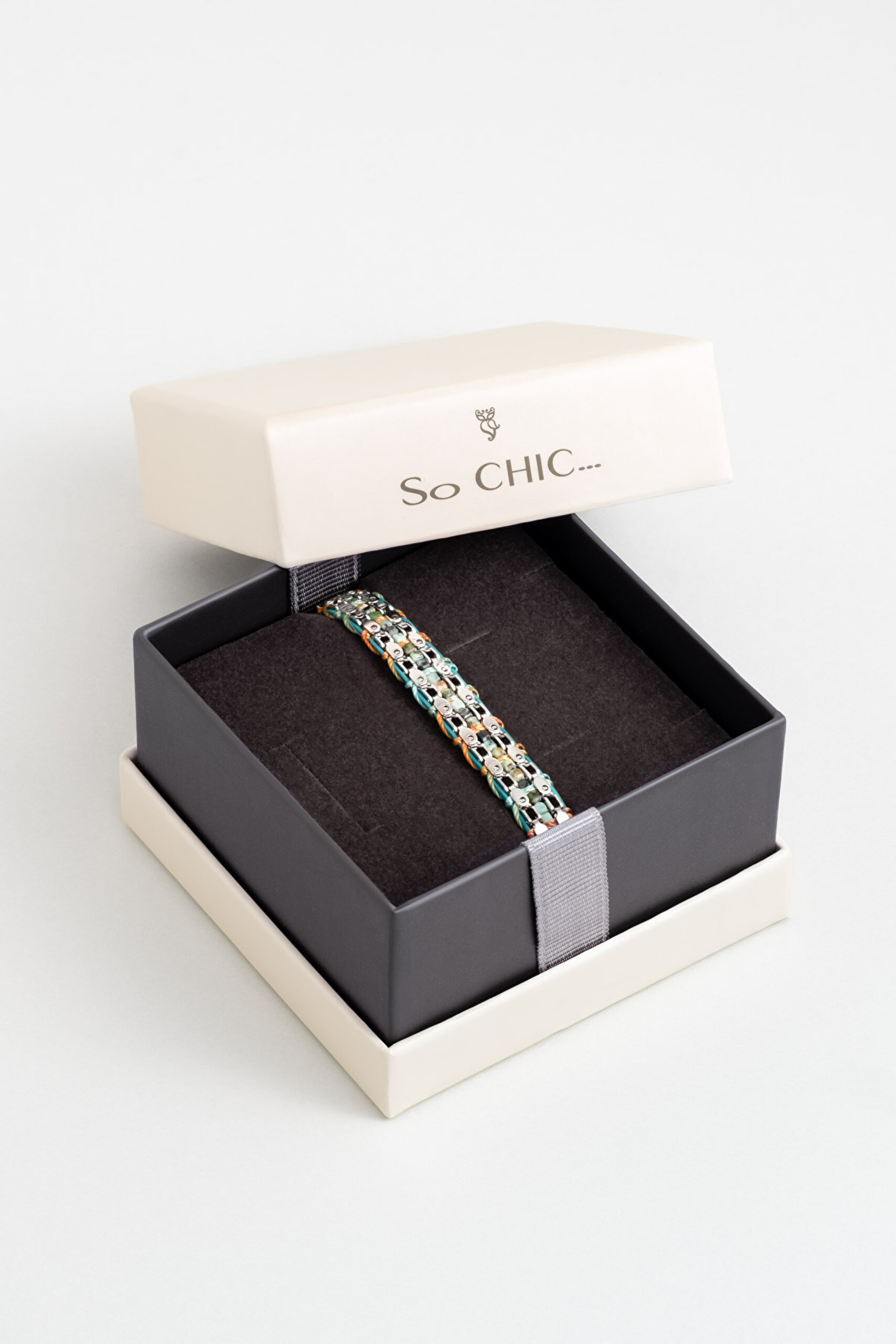 ⁠ Afrika Turkuazı Çelik Erkek Bileklik_4}