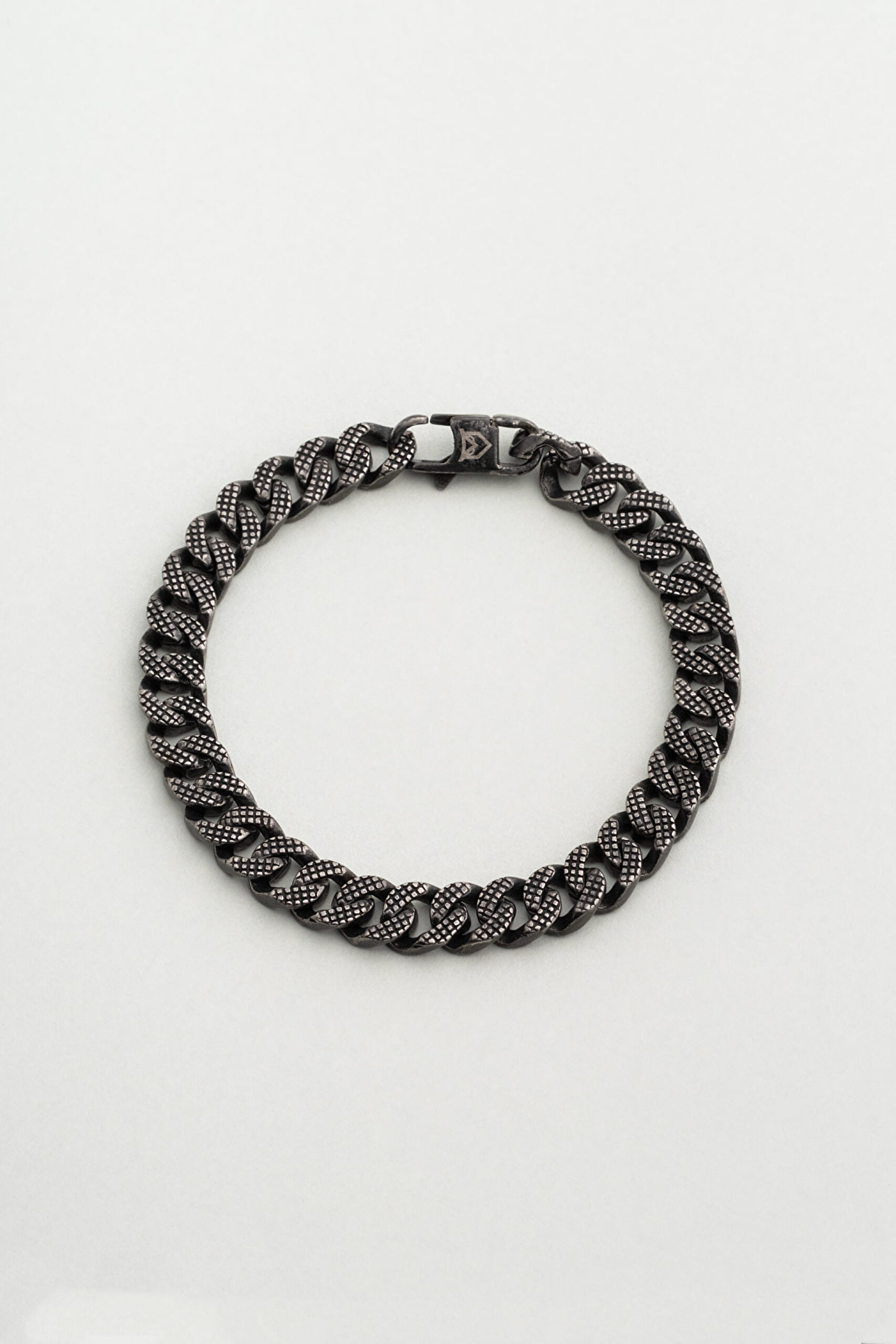 ⁠ Örgü Model Çelik Erkek Bileklik_0}