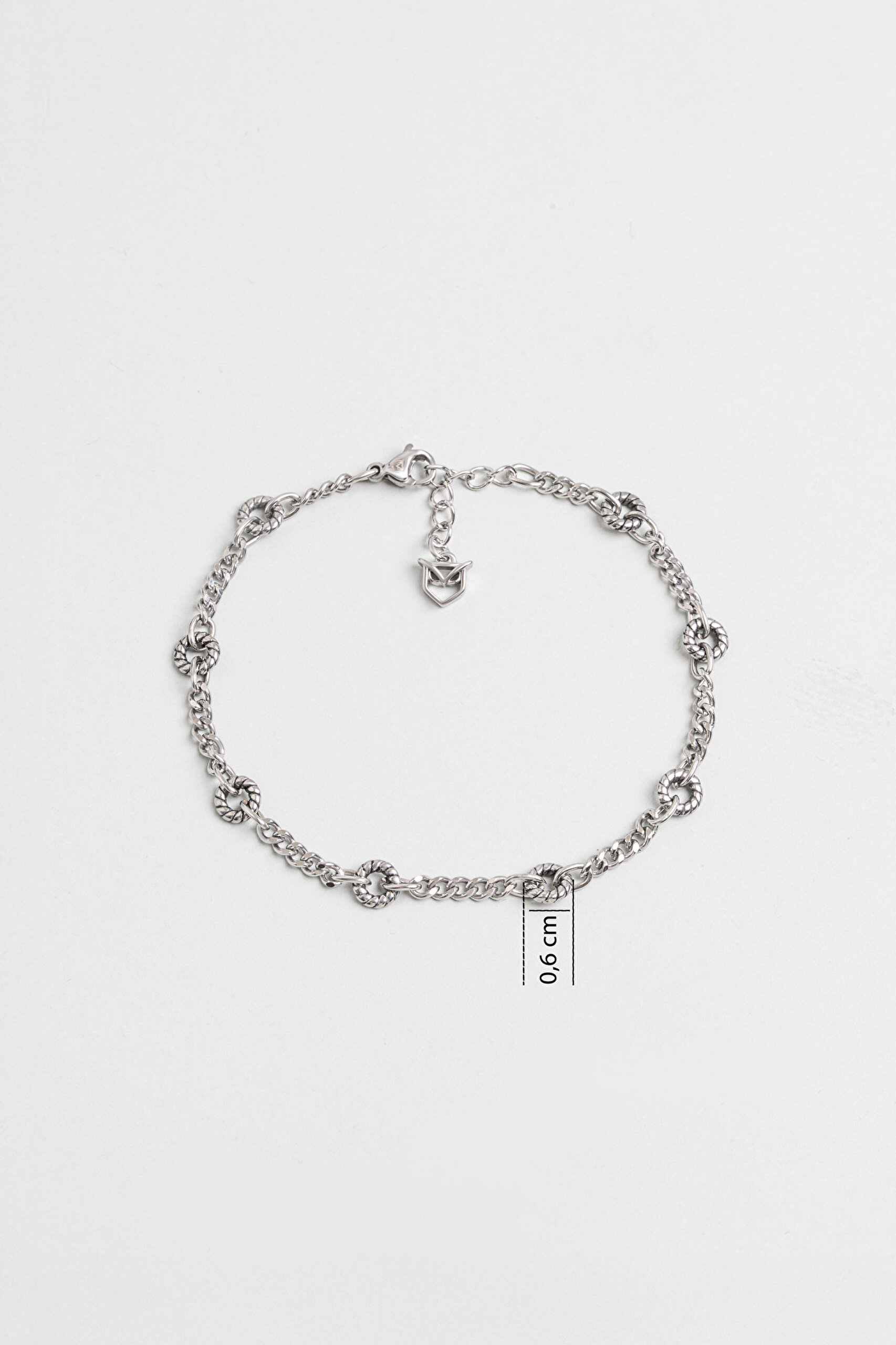 ⁠ Klasik Stil Çelik Erkek Zincir Bileklik_1}