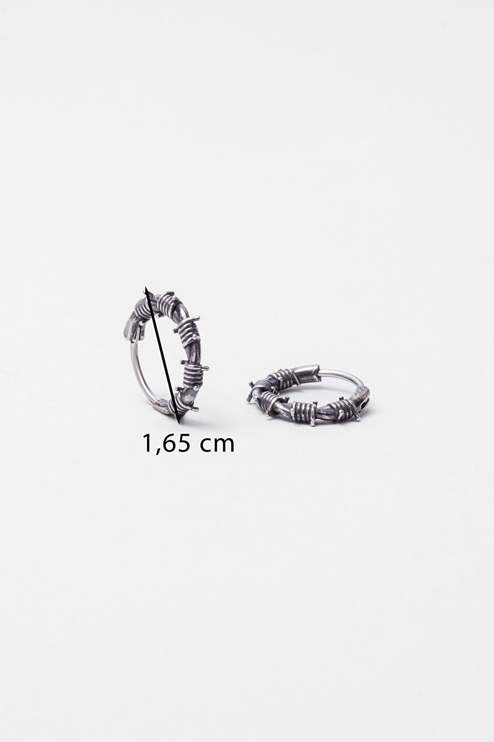 Thor Erkek Çelik Halka Küpe - 2