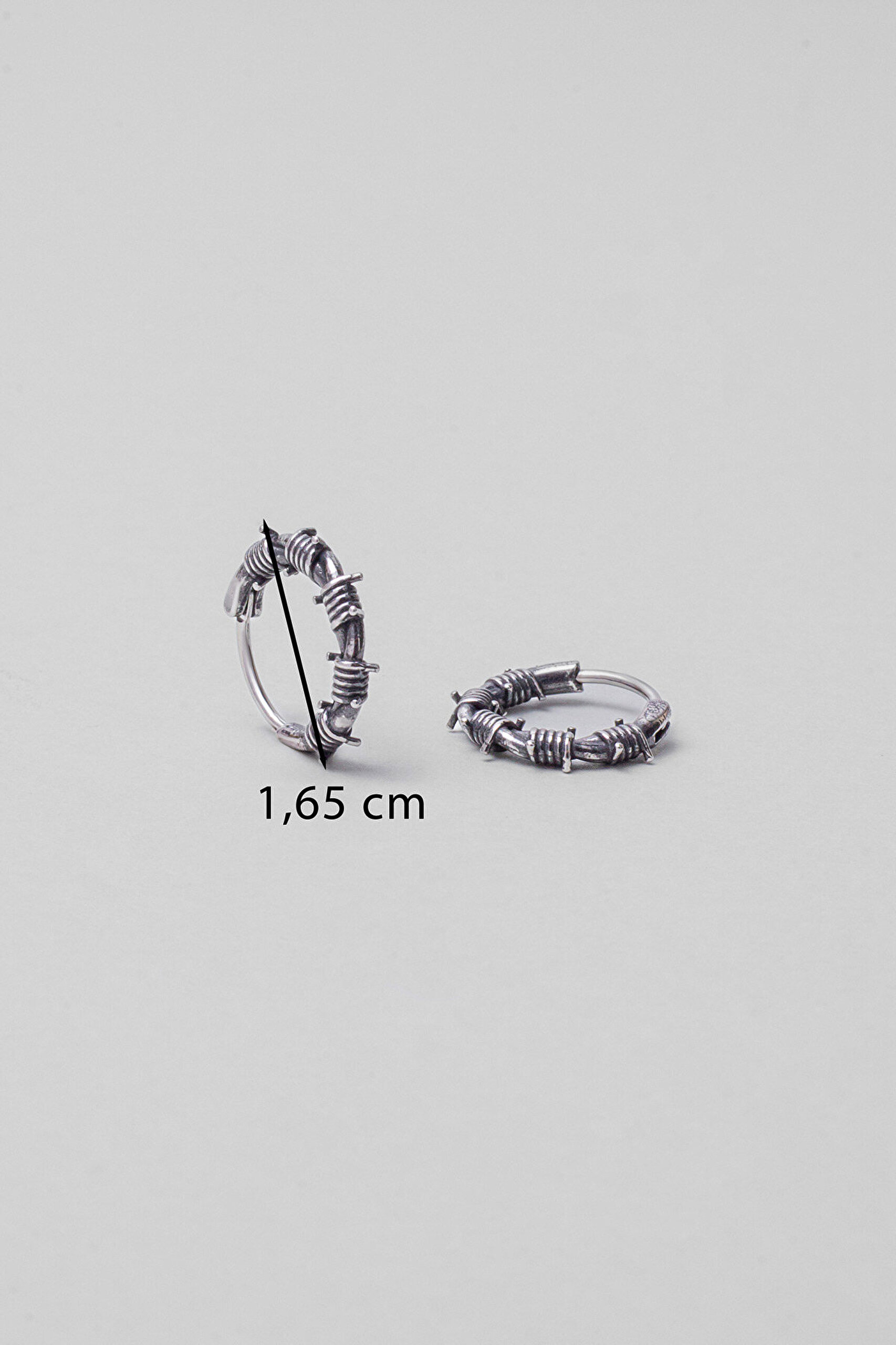 Thor Erkek Çelik Halka Küpe - 2