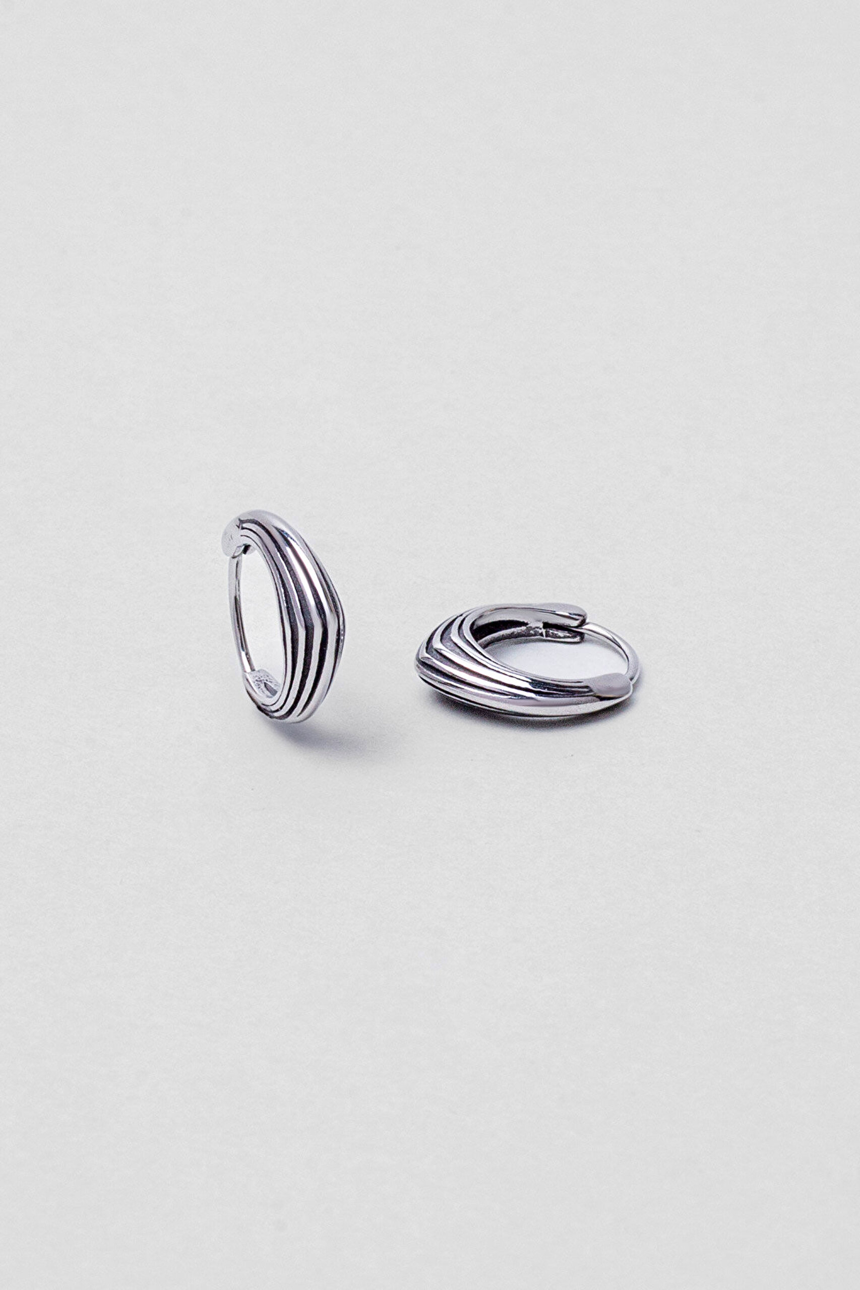 Savaşçı Çelik Erkek Küpe - 0