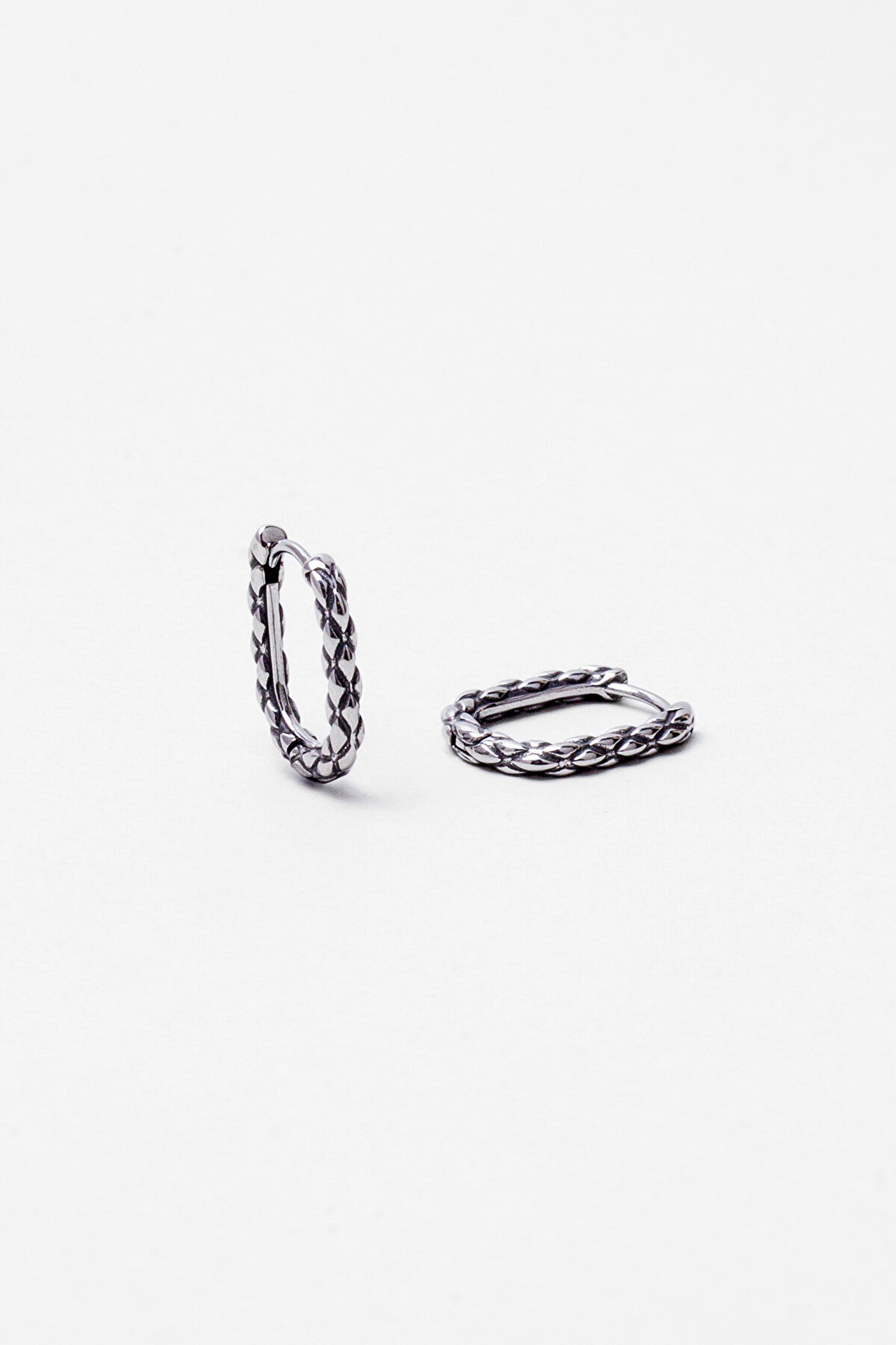 Athena Erkek Çelik Küpe - 0