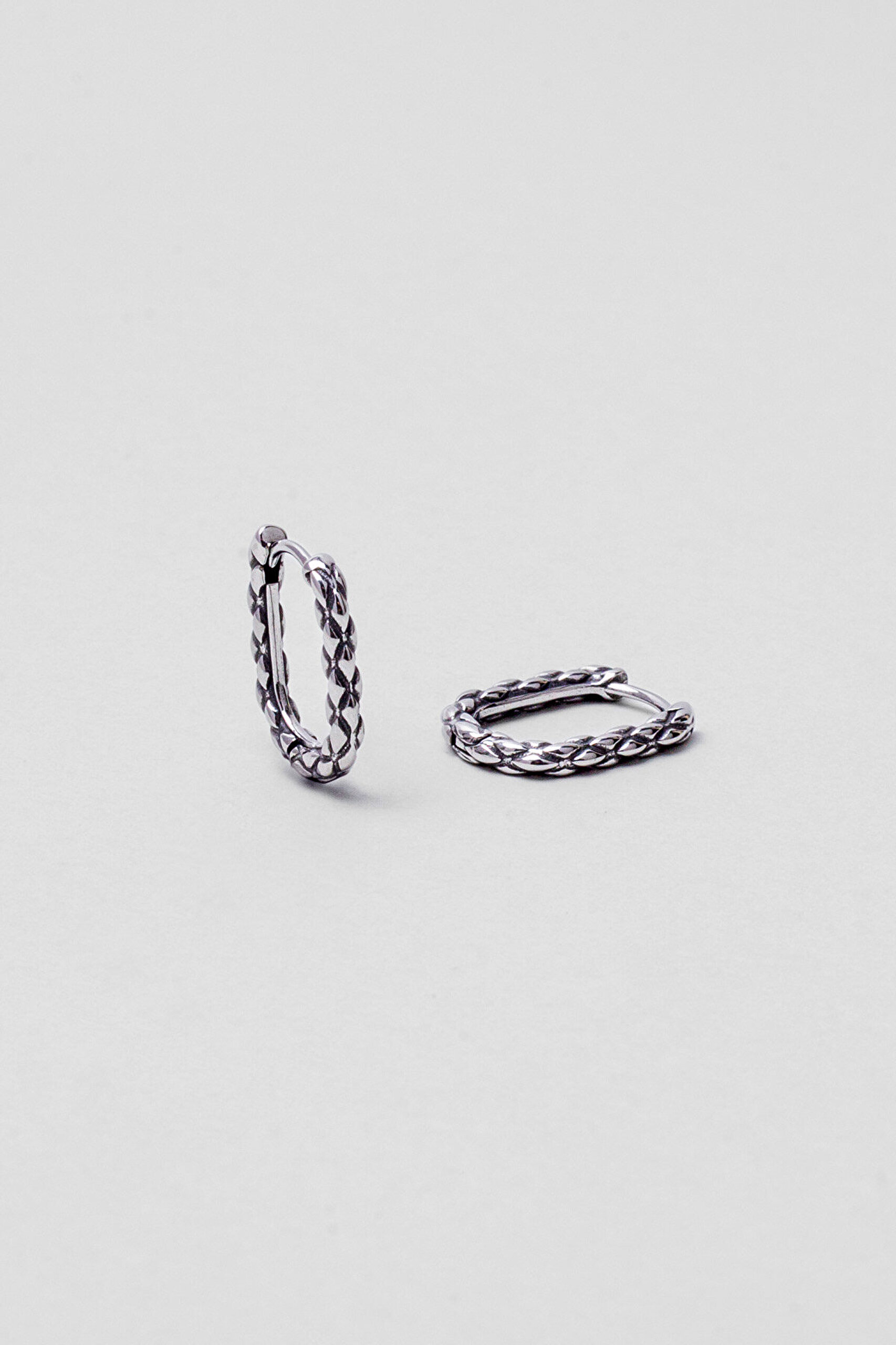 Athena Erkek Çelik Küpe - 0