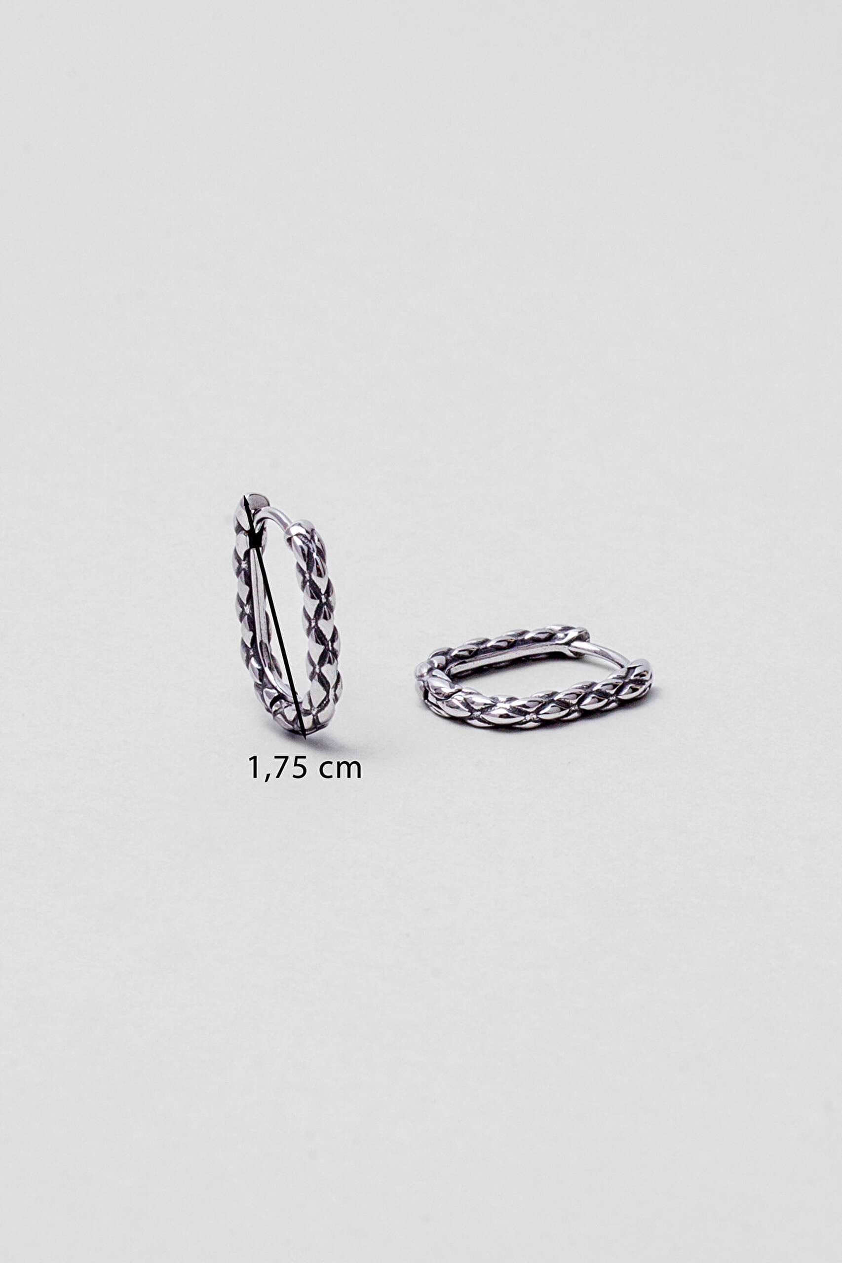 Athena Erkek Çelik Küpe - 2