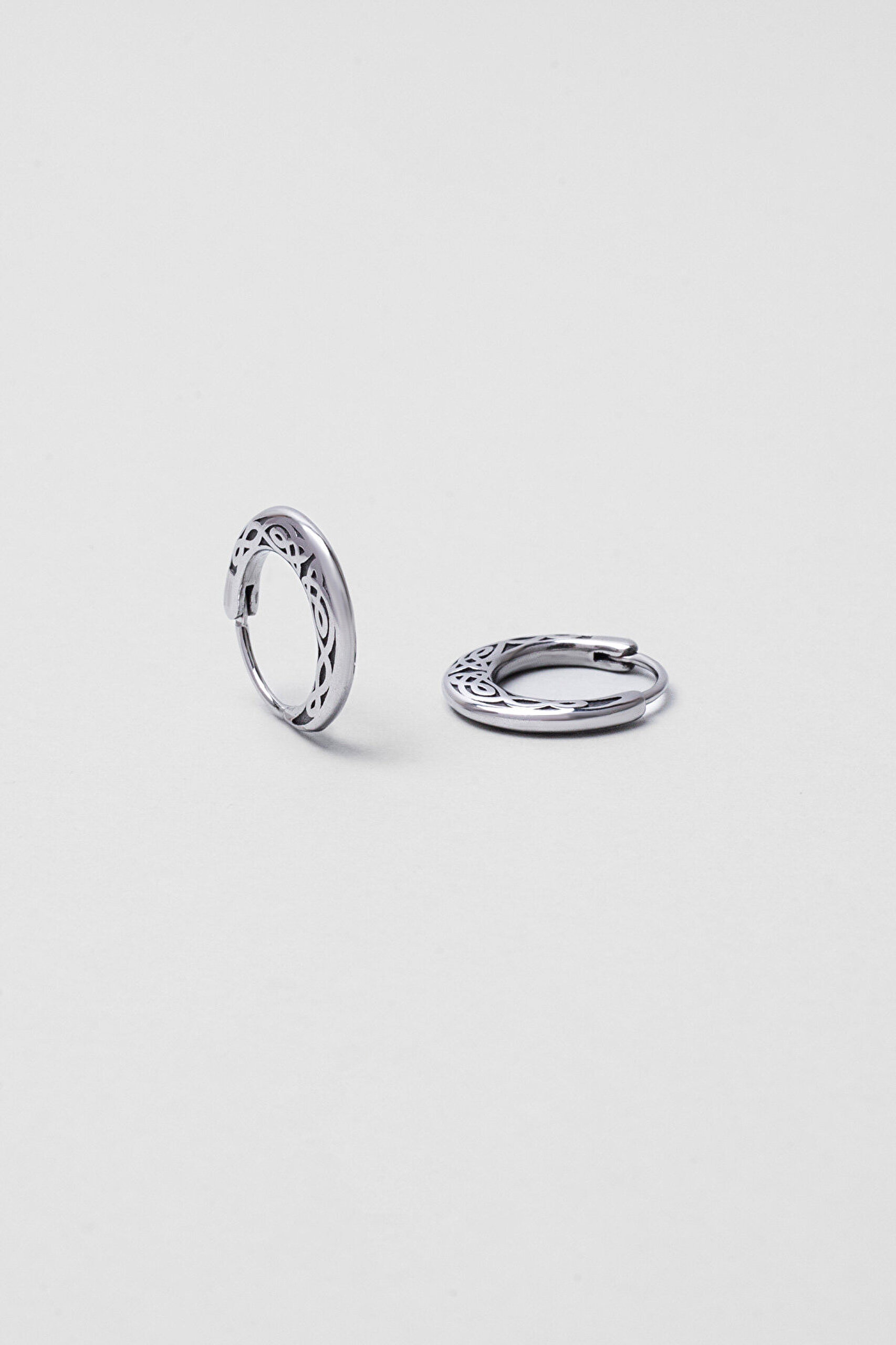 Ares  Erkek Çelik Halka Küpe - 0