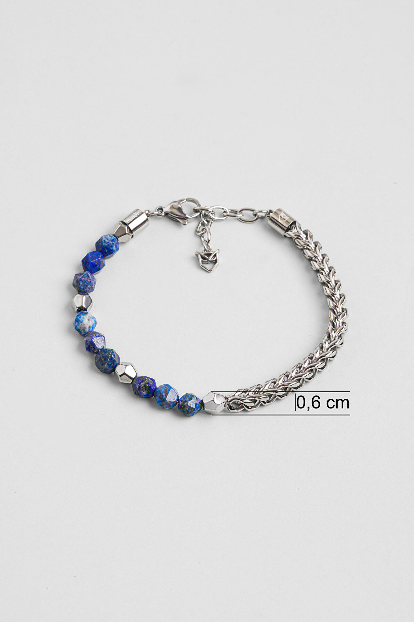 Loki Lapis Taşlı 22 Cm Çelik Erkek Bileklik - 2