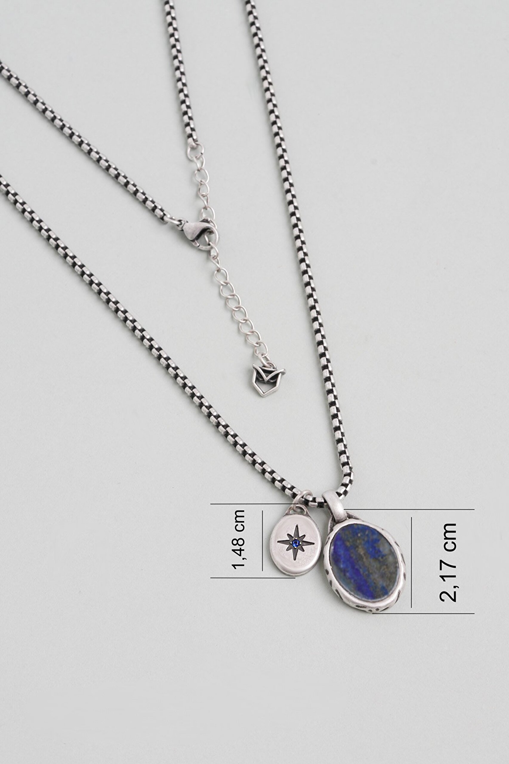 Okyanus Mührü 60 Cm Çelik Erkek Kolye - 2
