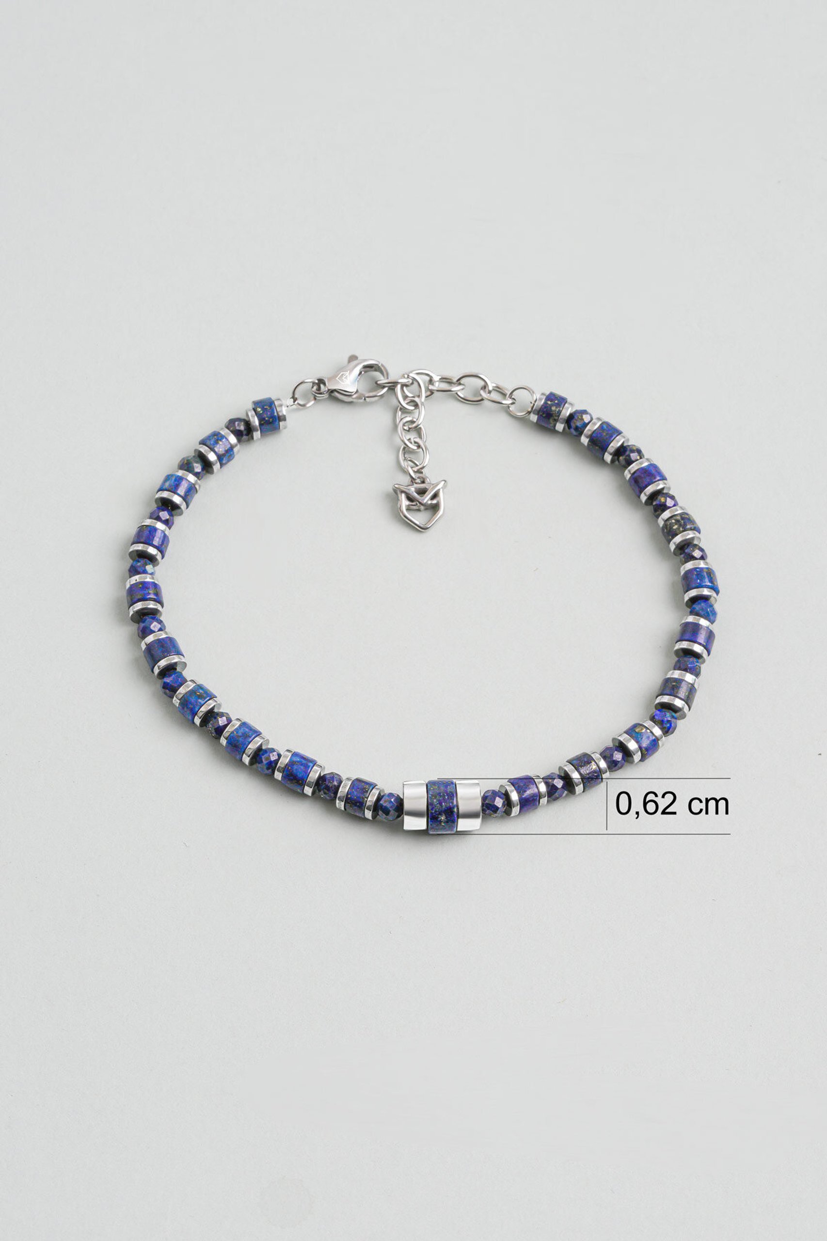 Dublin Lapis Taşlı 21 Cm Çelik Erkek Bileklik - 2