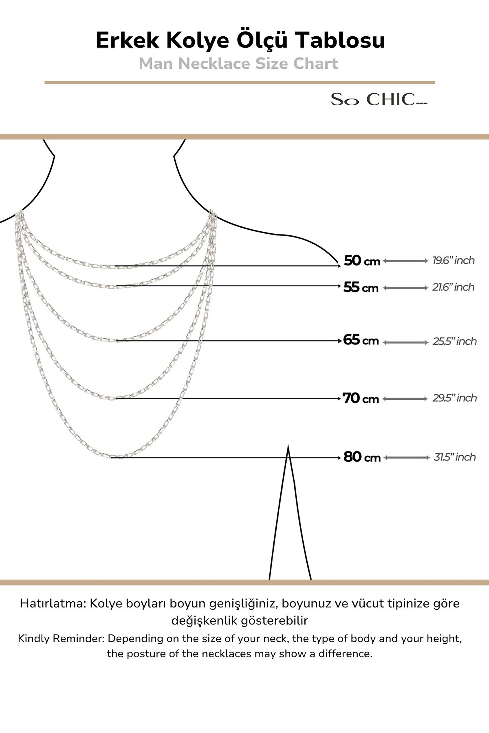 Metal Fırtına 55 Cm Çelik Erkek Kolye - 7