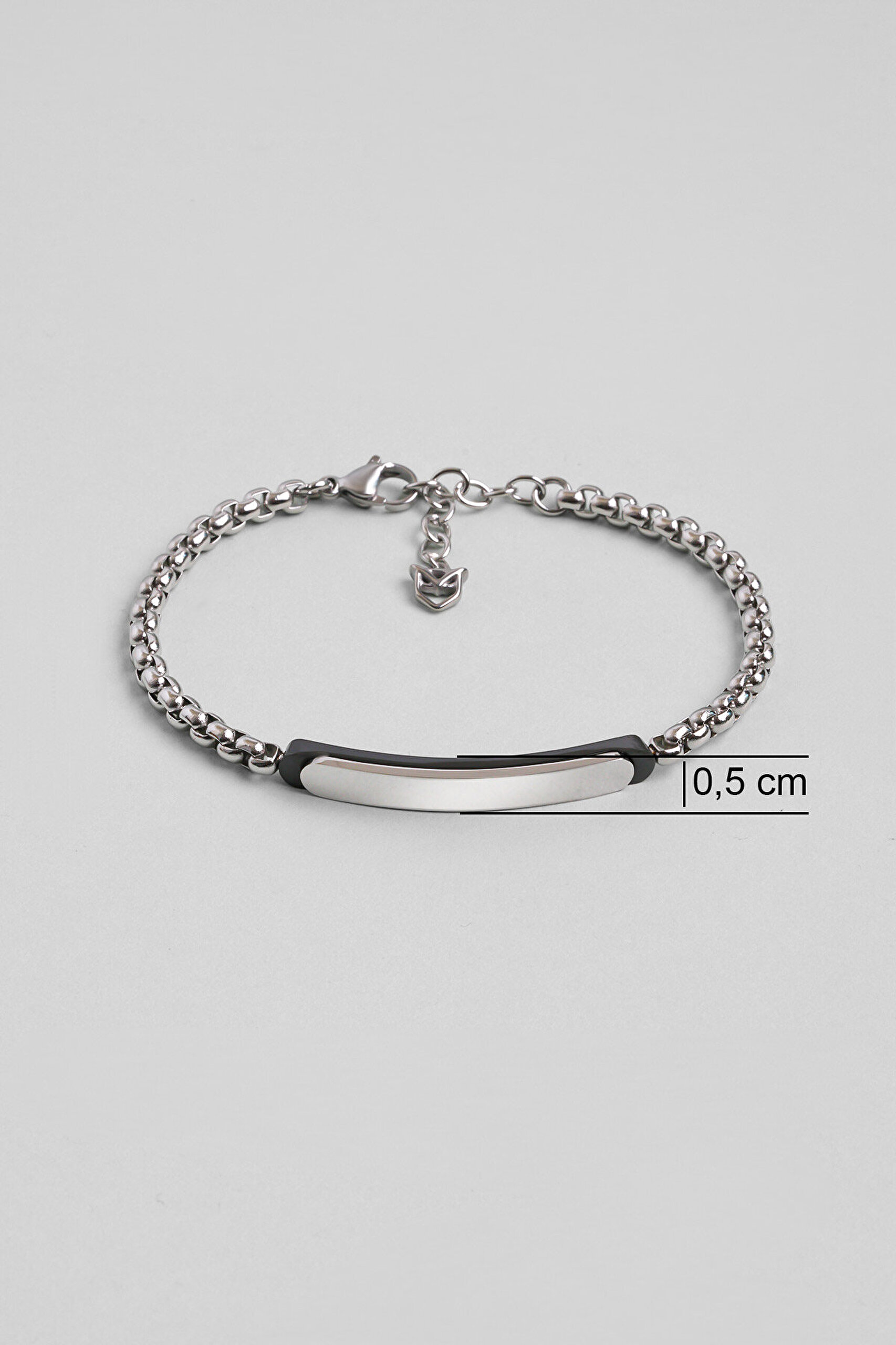 Britanya 21 Cm Çelik Erkek Bileklik - 2