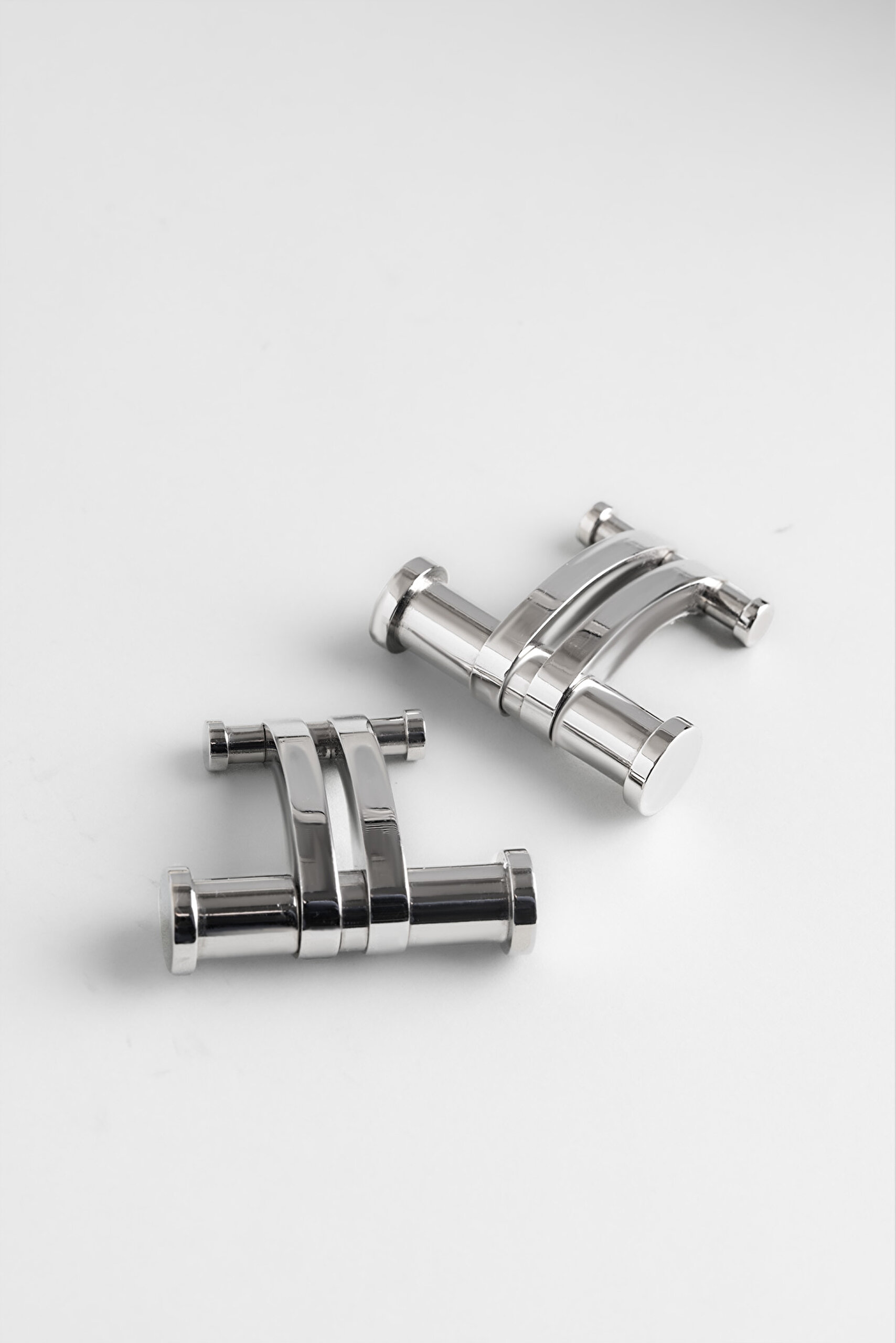 ⁠ Metalik Dizayn Çelik Erkek Kol Düğmesi_0}