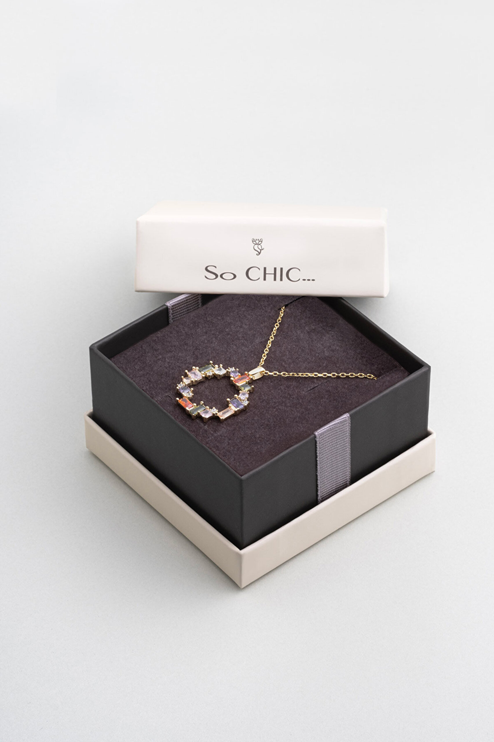 Modern Tasarım 18 Ayar Sarı  Altın Kaplama 45 Cm Gümüş Kolye - 5