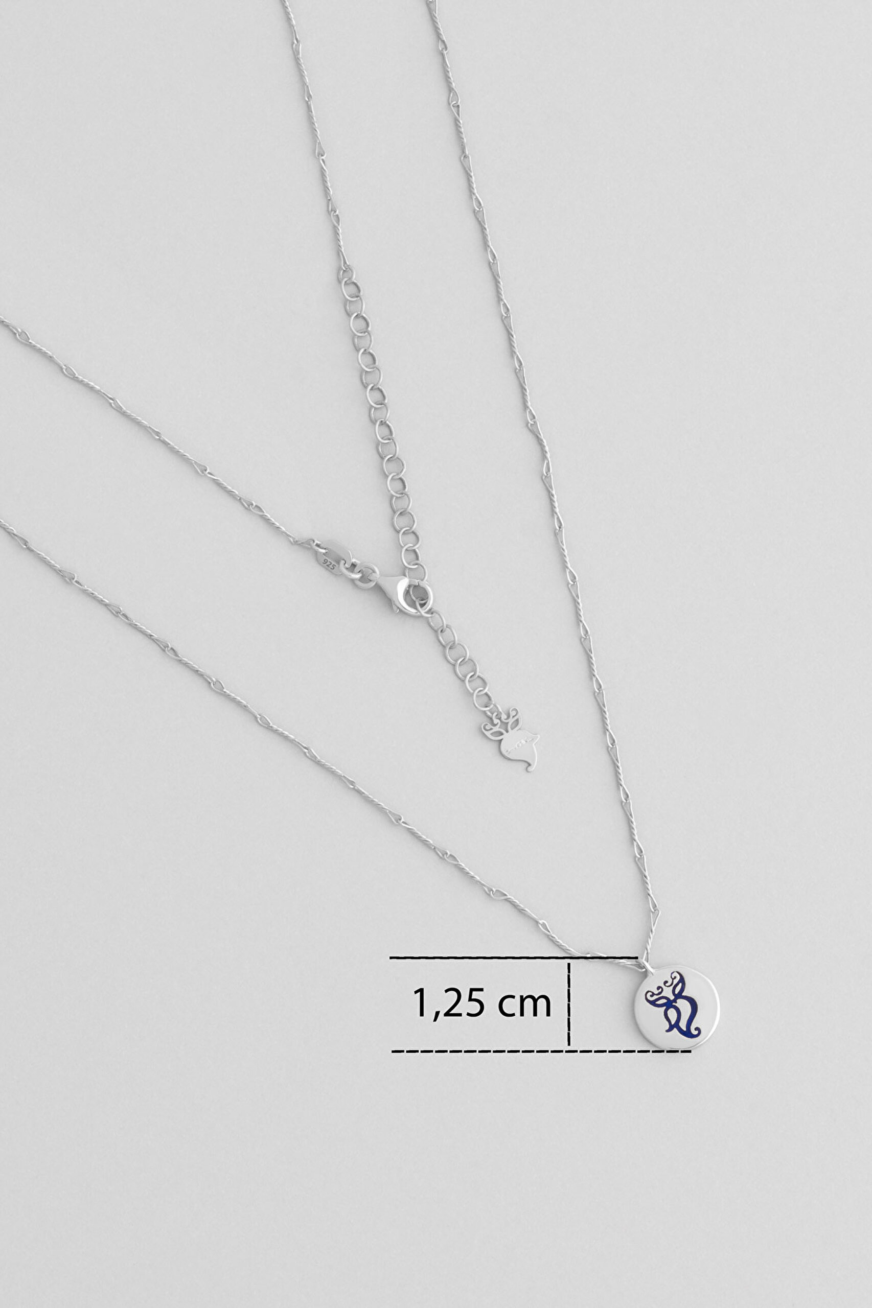 ⁠ Mistik Rüya 18 Ayar Beyaz Altın Kaplama 45 Cm Gümüş Uğurlu So Chic... Baykuş Kolye_2}