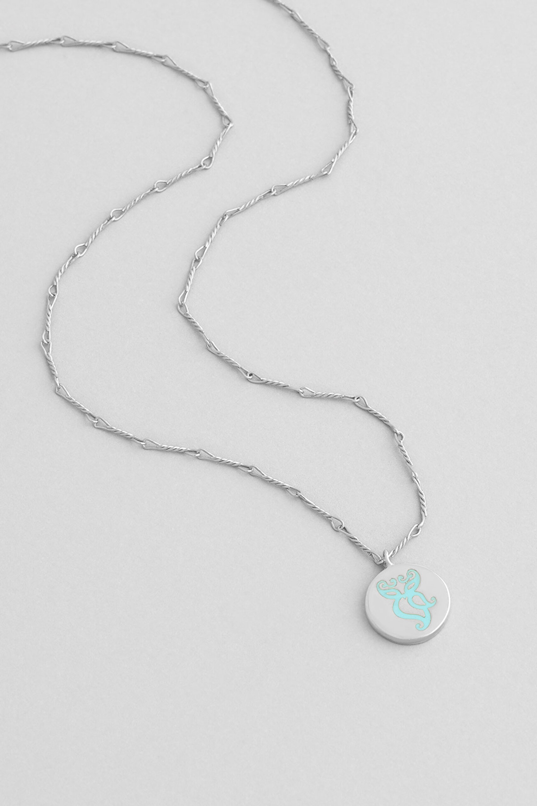 ⁠ Mistik Rüya 18 Ayar Beyaz Altın Kaplama 45 Cm Gümüş Uğurlu So Chic... Baykuş Kolye_4}