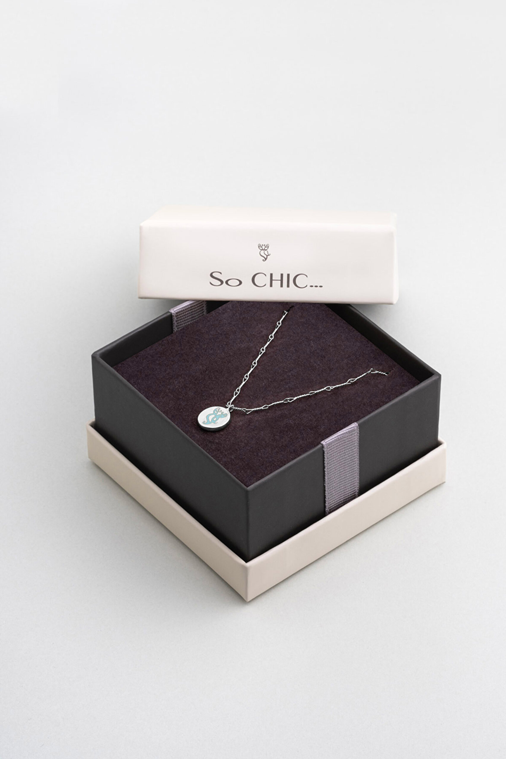 ⁠ Mistik Rüya 18 Ayar Beyaz Altın Kaplama 45 Cm Gümüş Uğurlu So Chic... Baykuş Kolye_5}