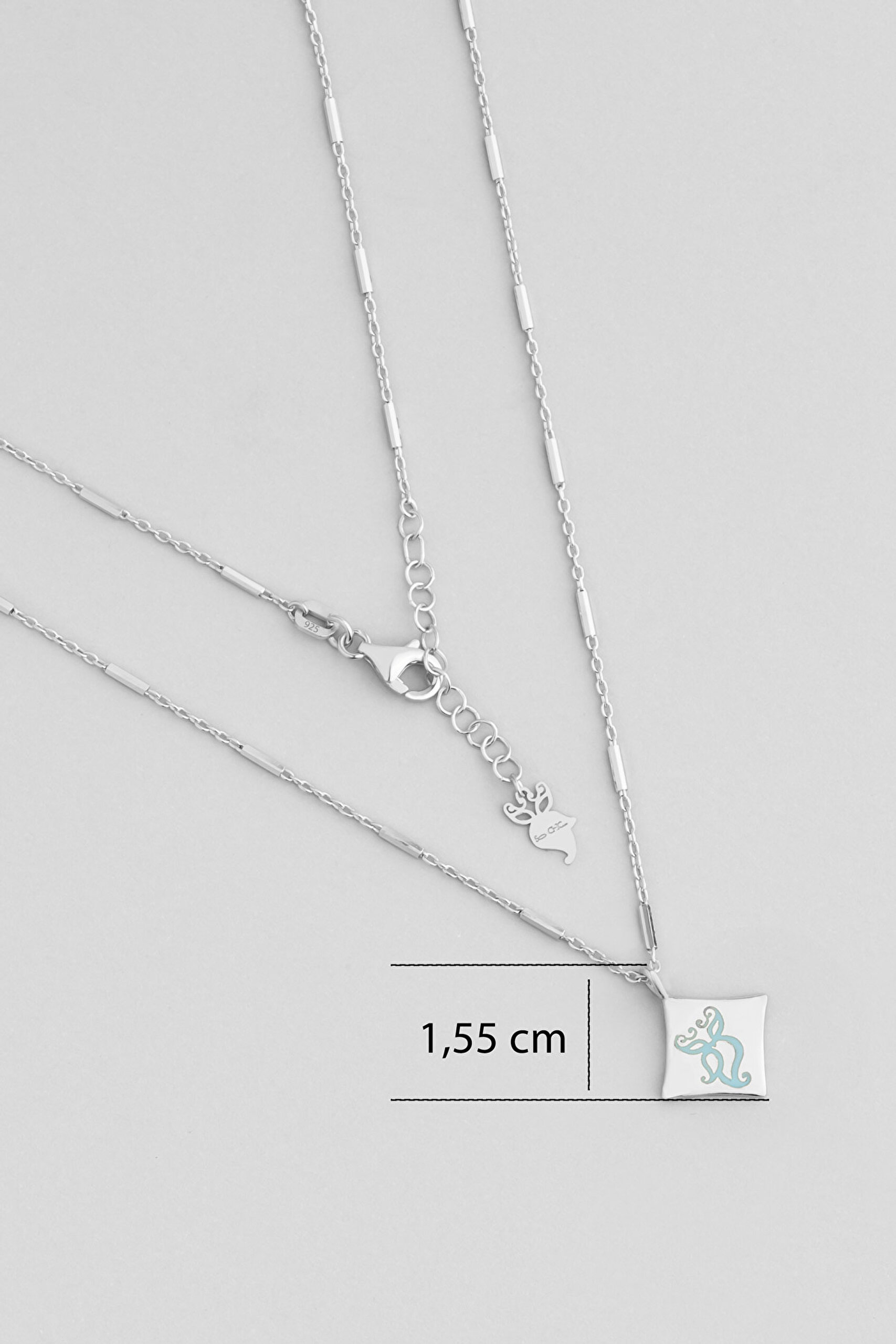 ⁠ Bilge Ruh 18 Ayar Beyaz Altın Kaplama 46 Cm Gümüş Uğurlu So Chic... Baykuş Kolye_2}